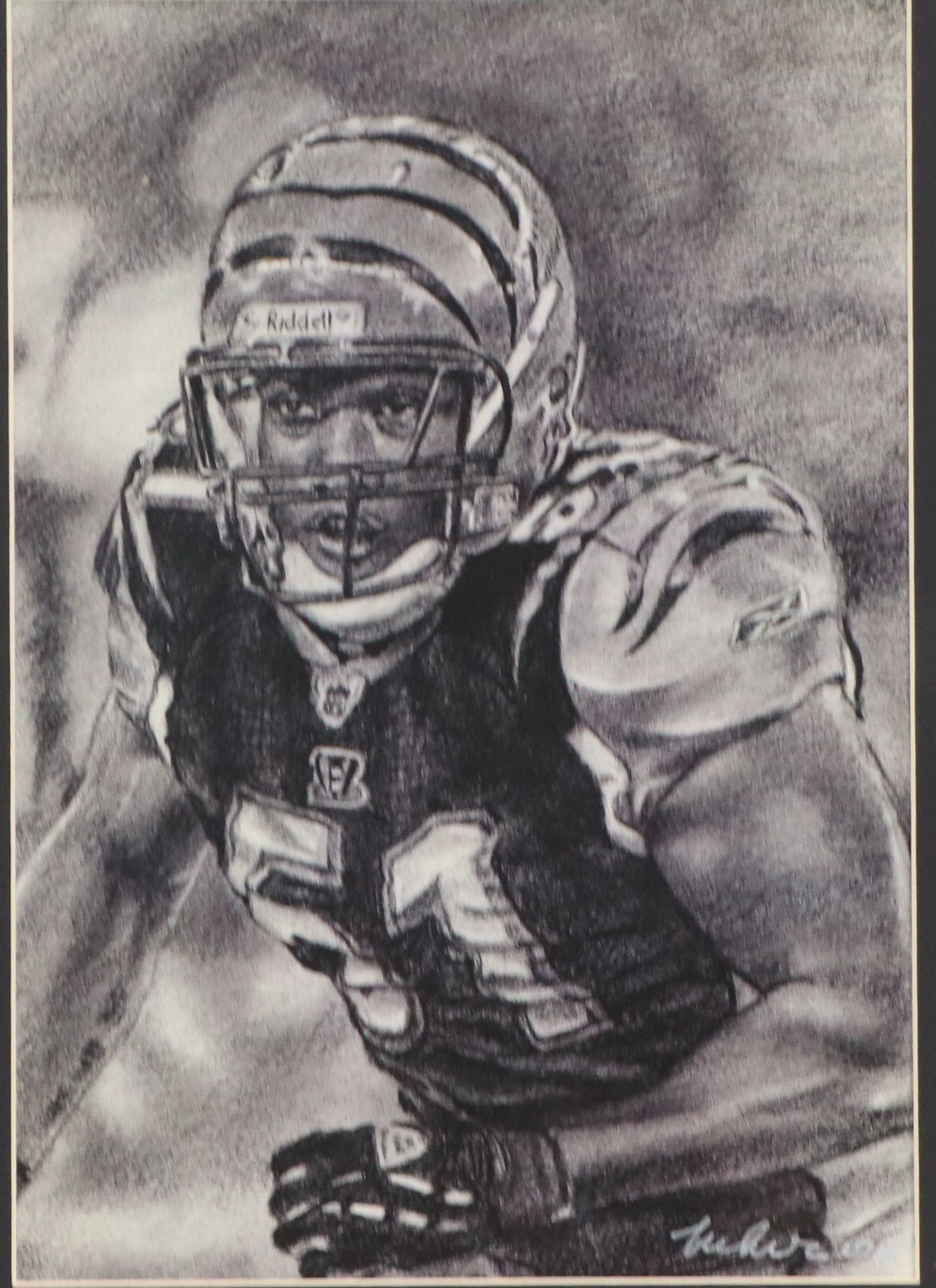 Digital Print Portraits of Bengals Football Players, 2006