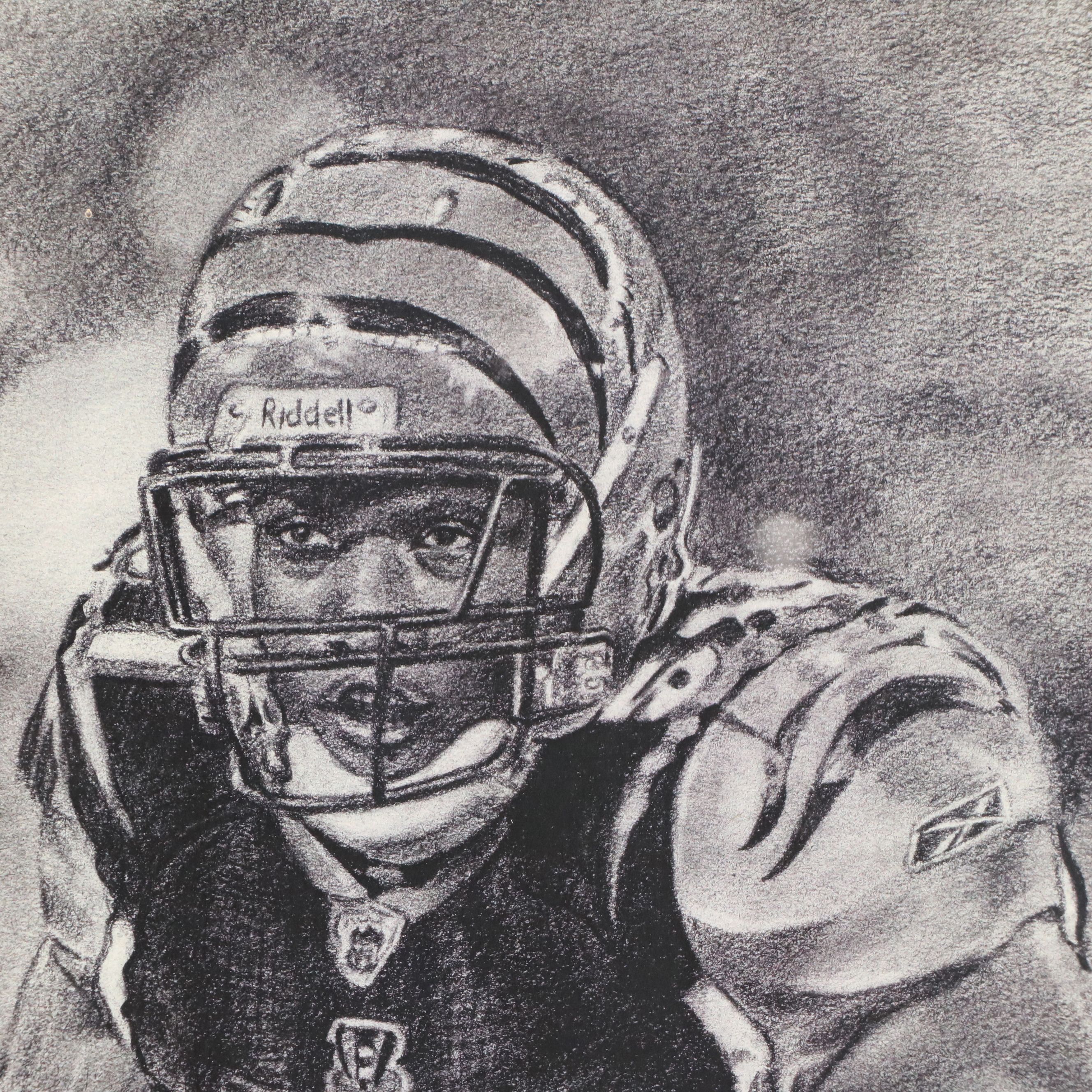 Digital Print Portraits of Bengals Football Players, 2006