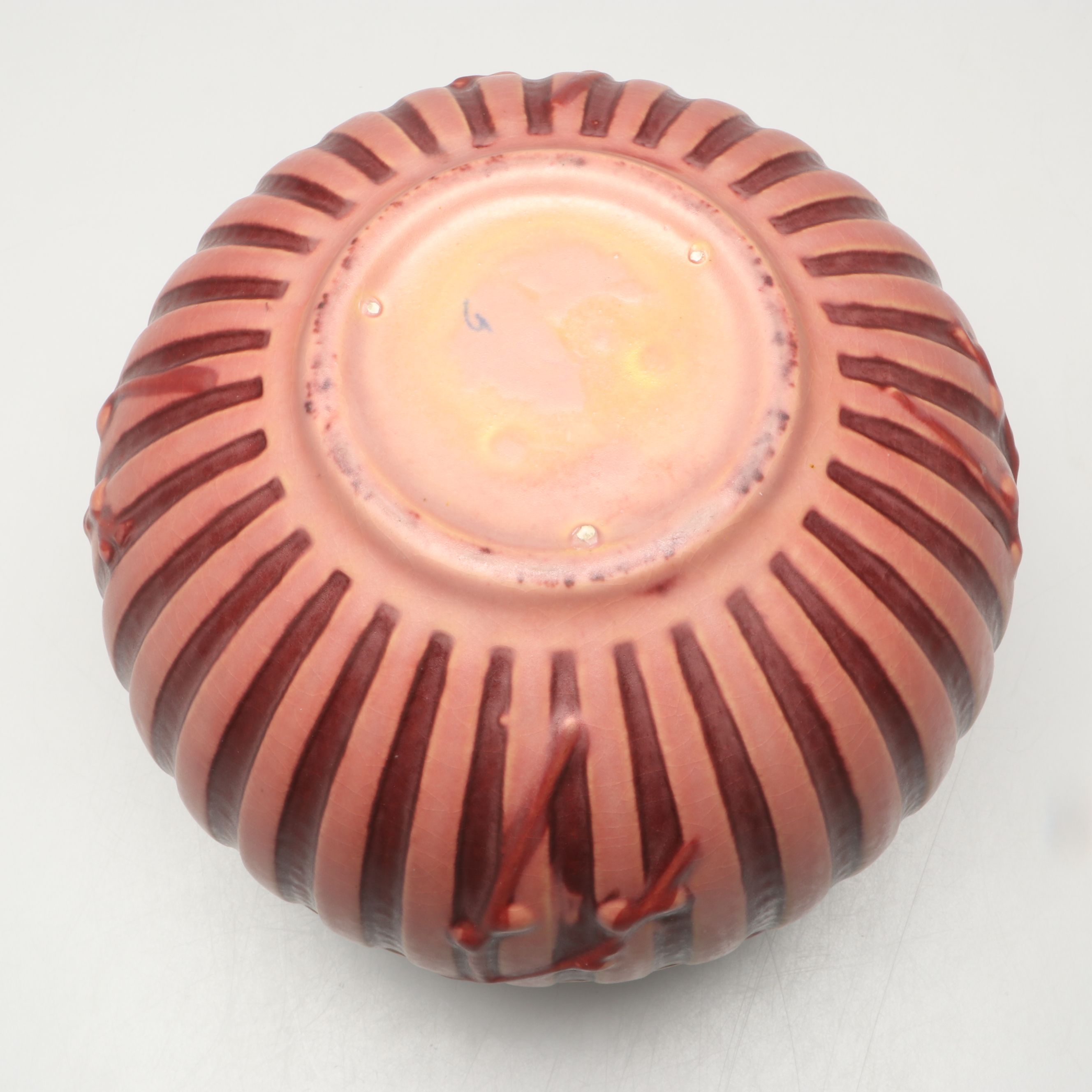 Roseville Pottery "Cherry Blossom" Ceramic Vase, Early to Mid-20th Century