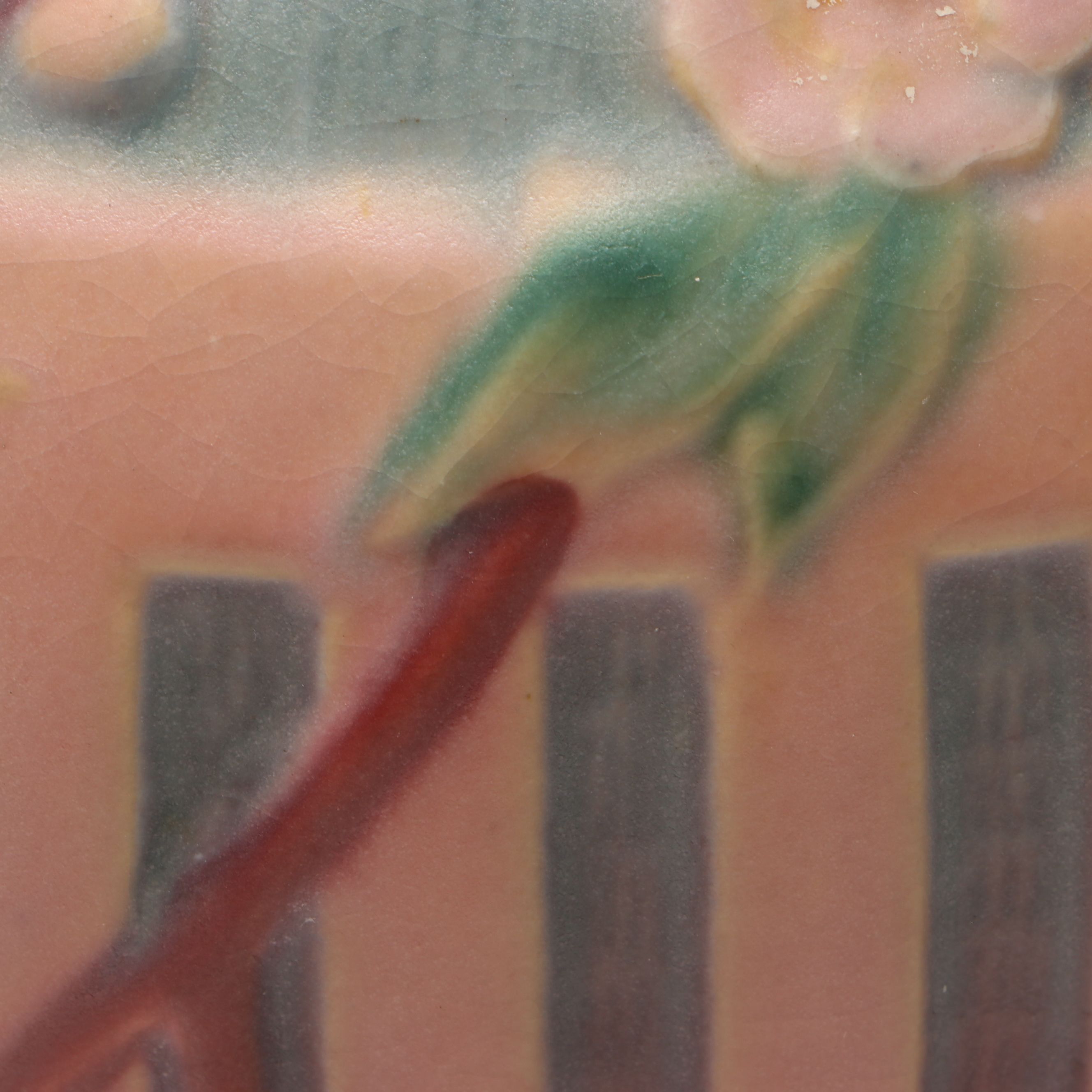 Roseville Pottery "Cherry Blossom" Ceramic Vase, Early to Mid-20th Century