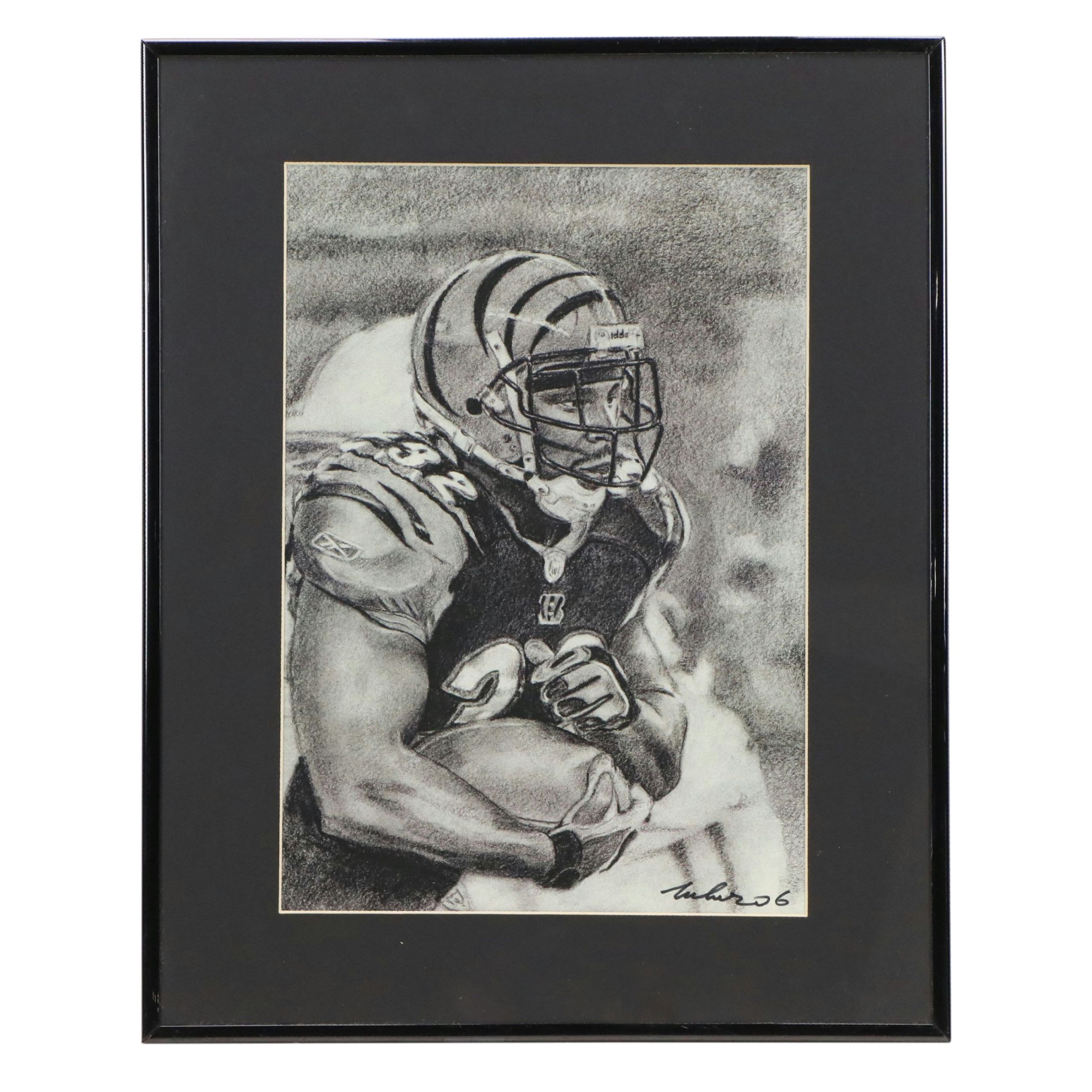 Digital Print Portraits of Bengals Football Players, 2006