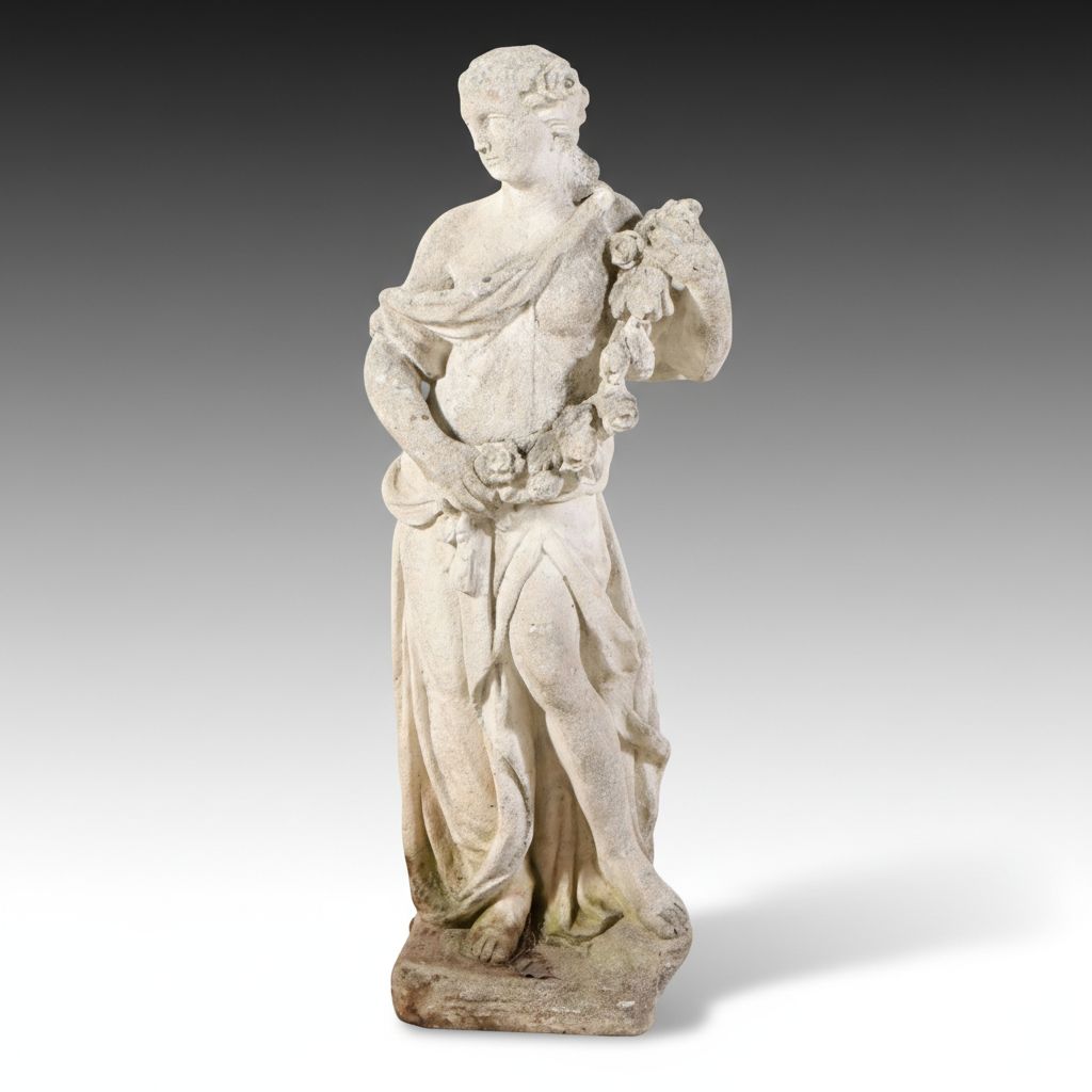 Spring Allegorical Neoclassical Garden Sculpture