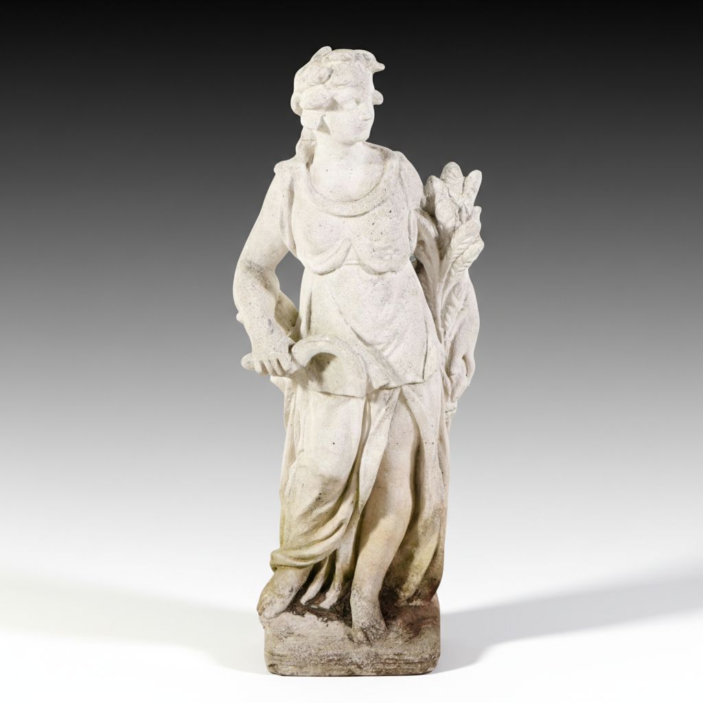 Harvest Allegorical Neoclassical Garden Sculpture