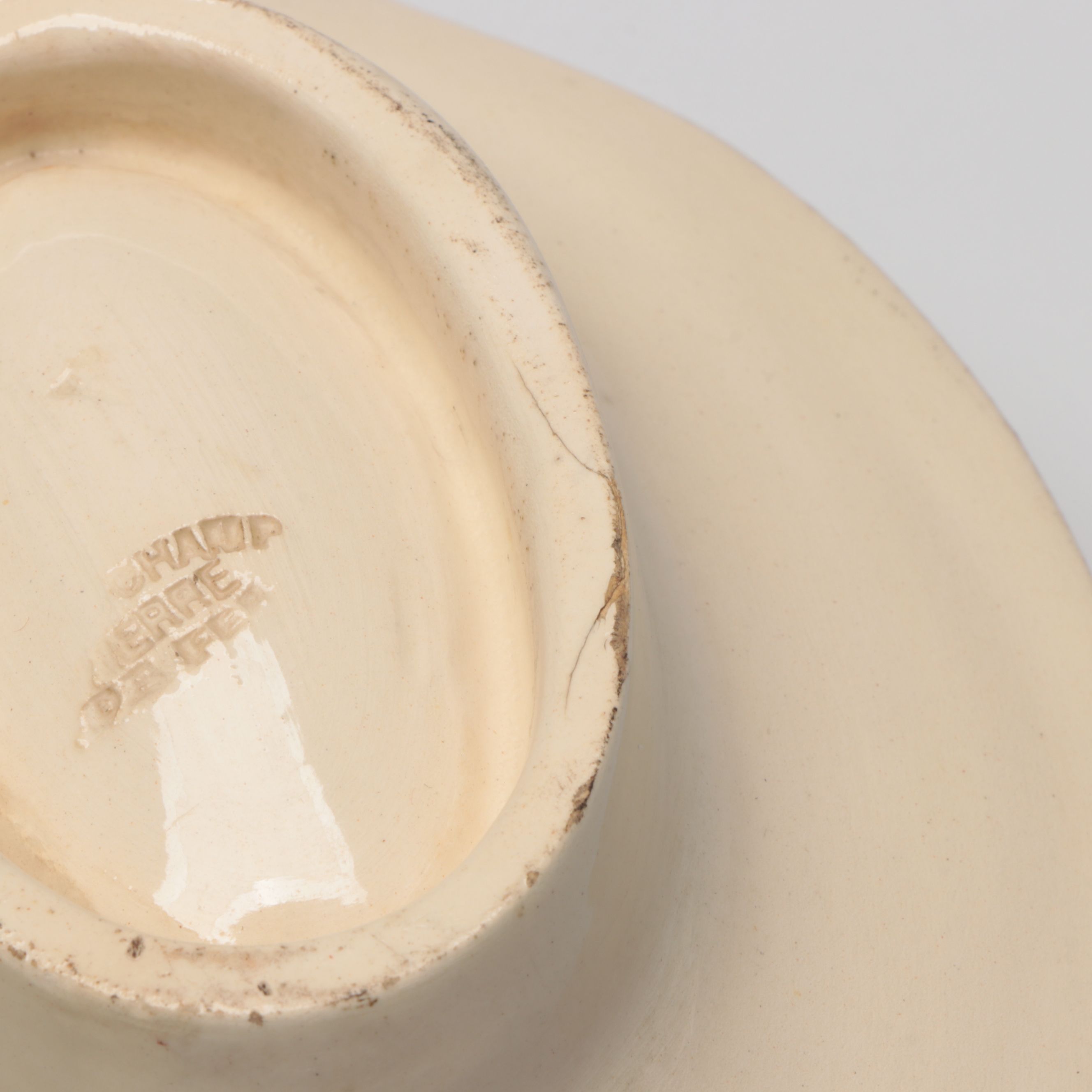 Longchamp French Majolica Asparagus Dish