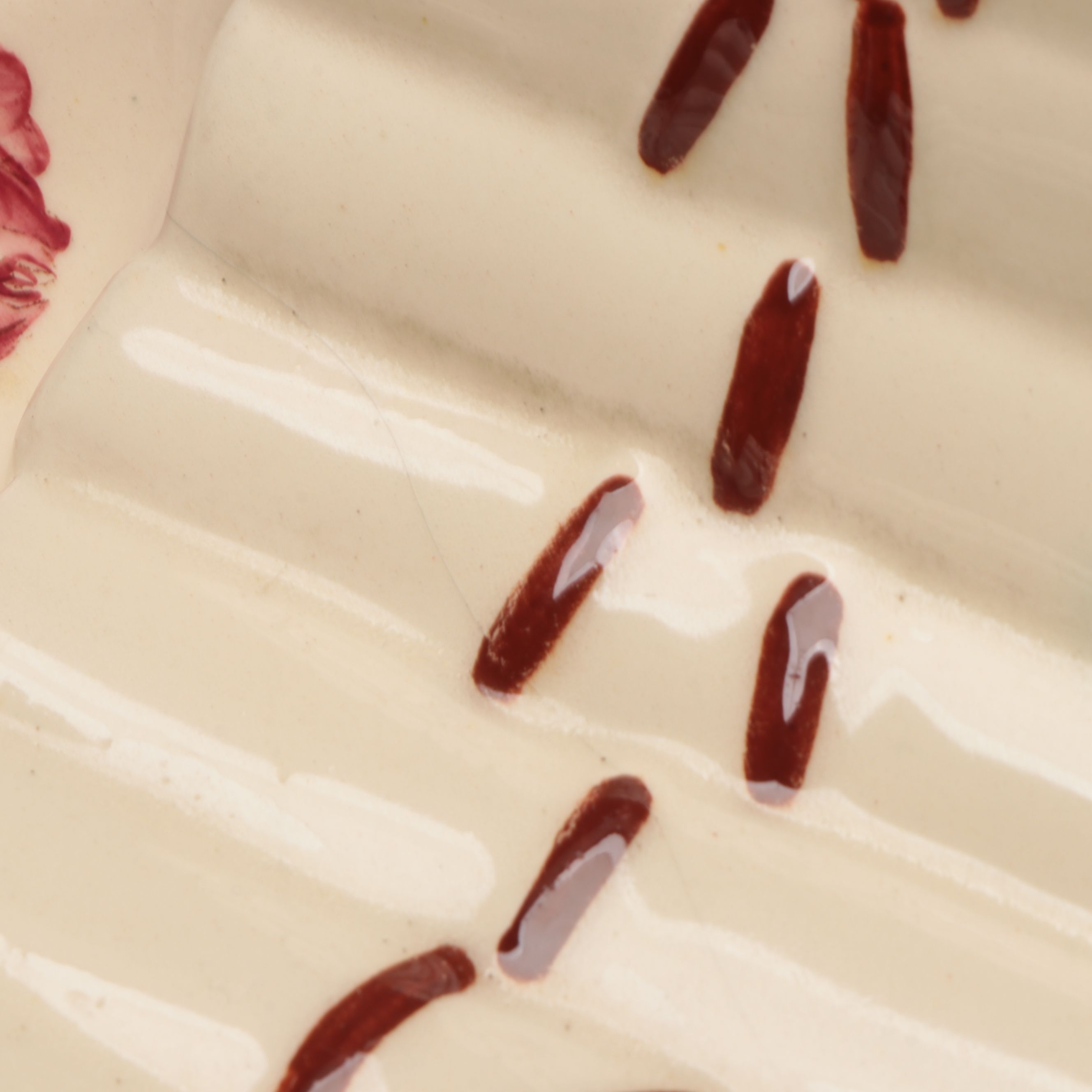 Longchamp French Majolica Asparagus Dish