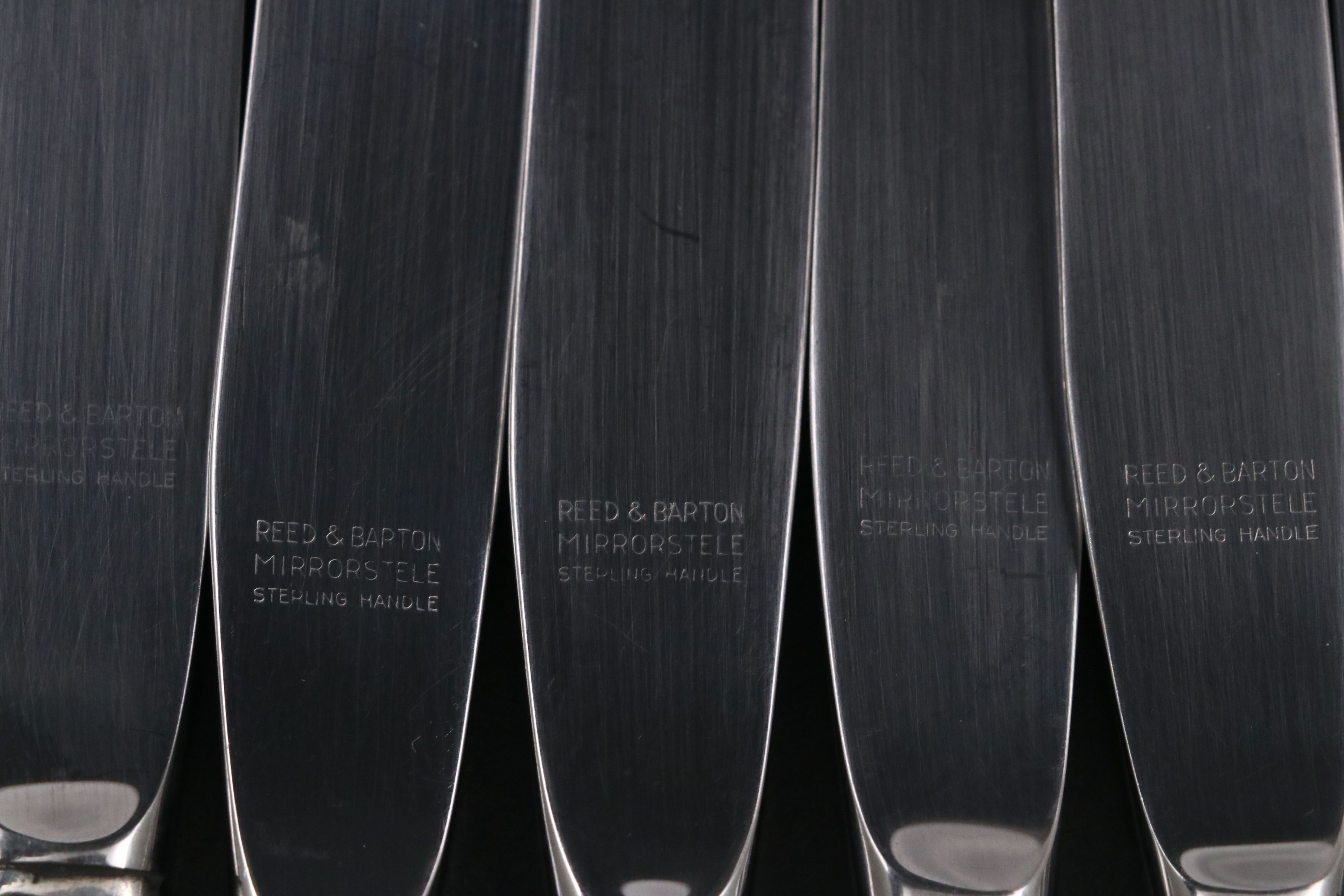 Reed & Barton "Dancing Flowers" Sterling Silver Cake Server and Knives