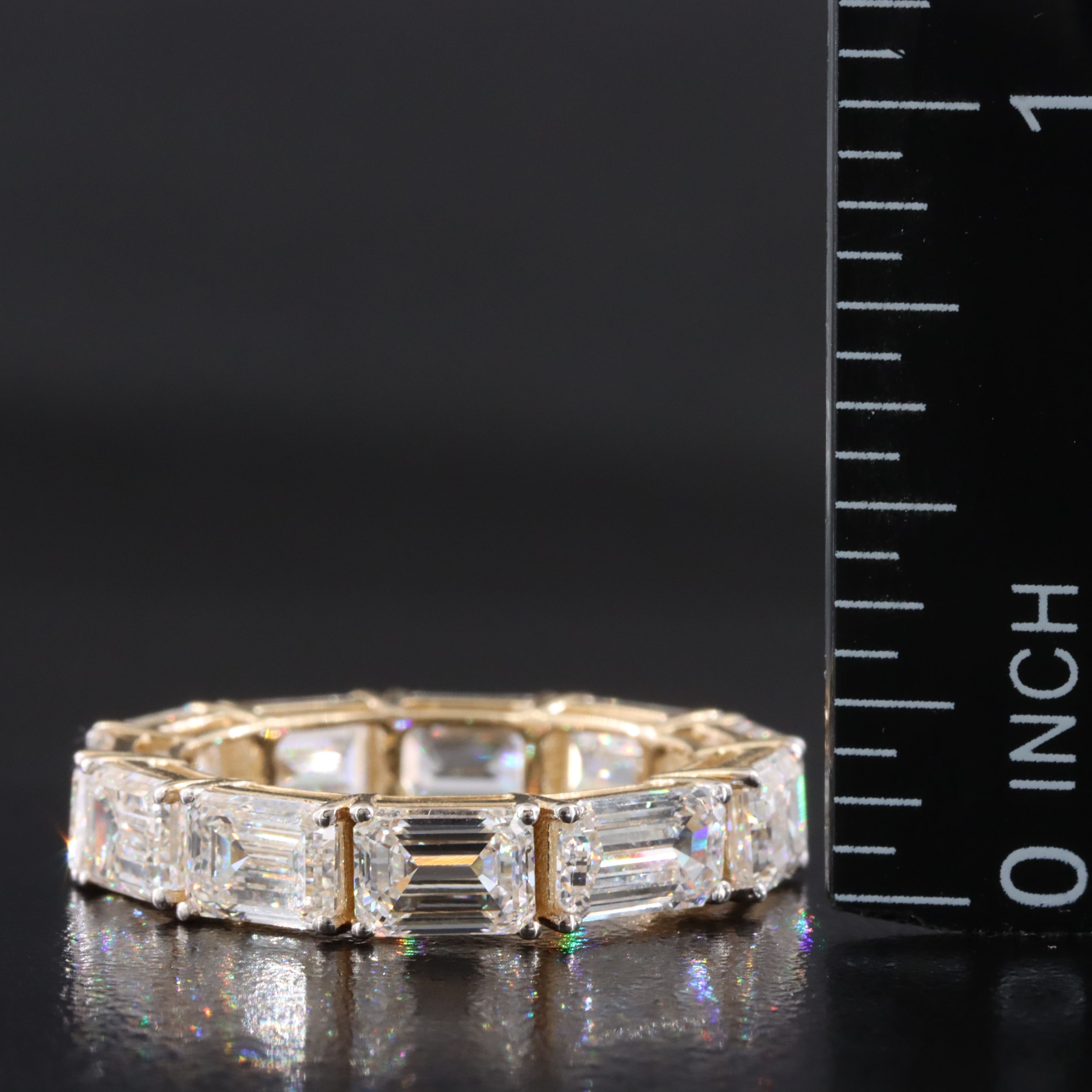 14K 7.57 CTW Lab Grown Diamond Eternity Band