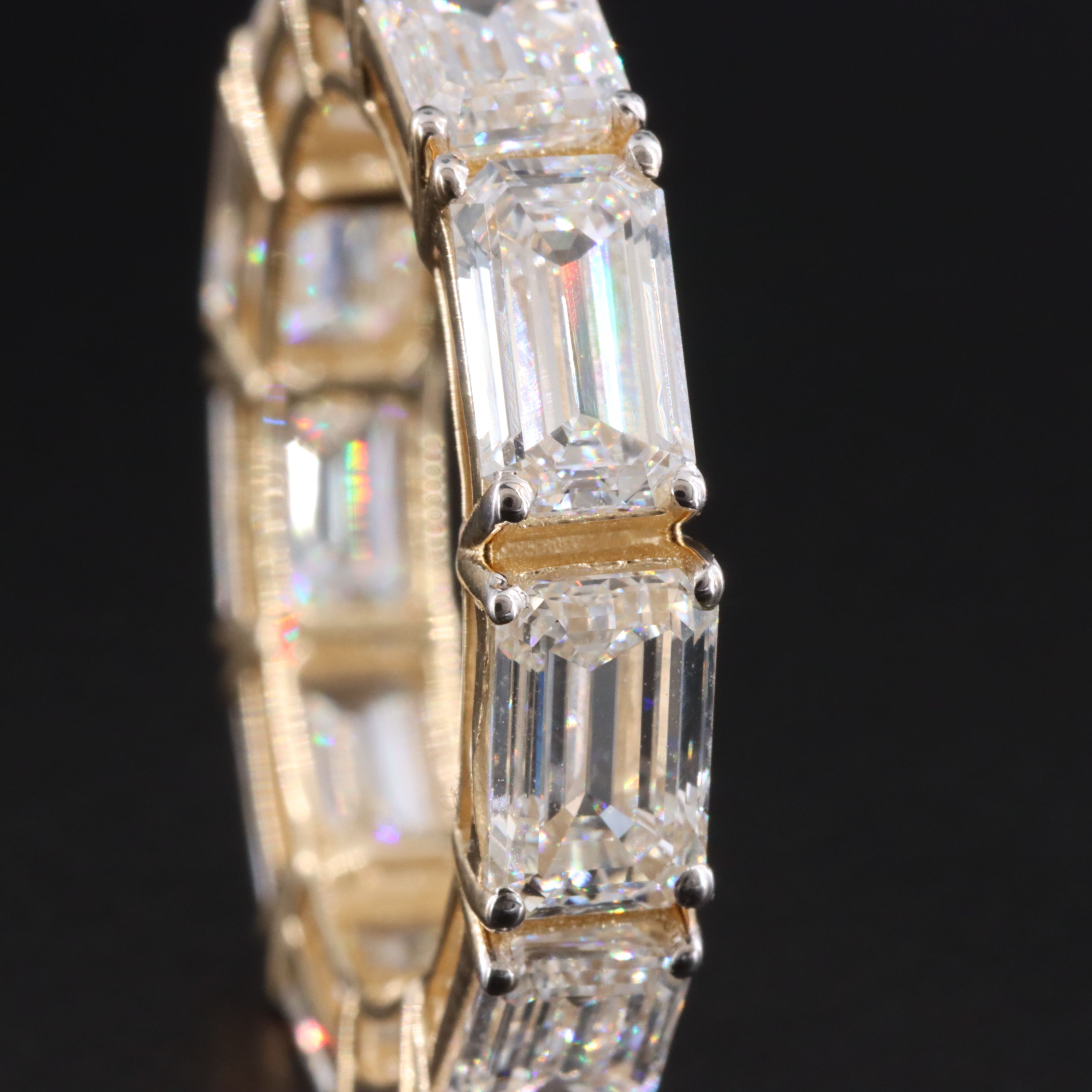 14K 7.57 CTW Lab Grown Diamond Eternity Band