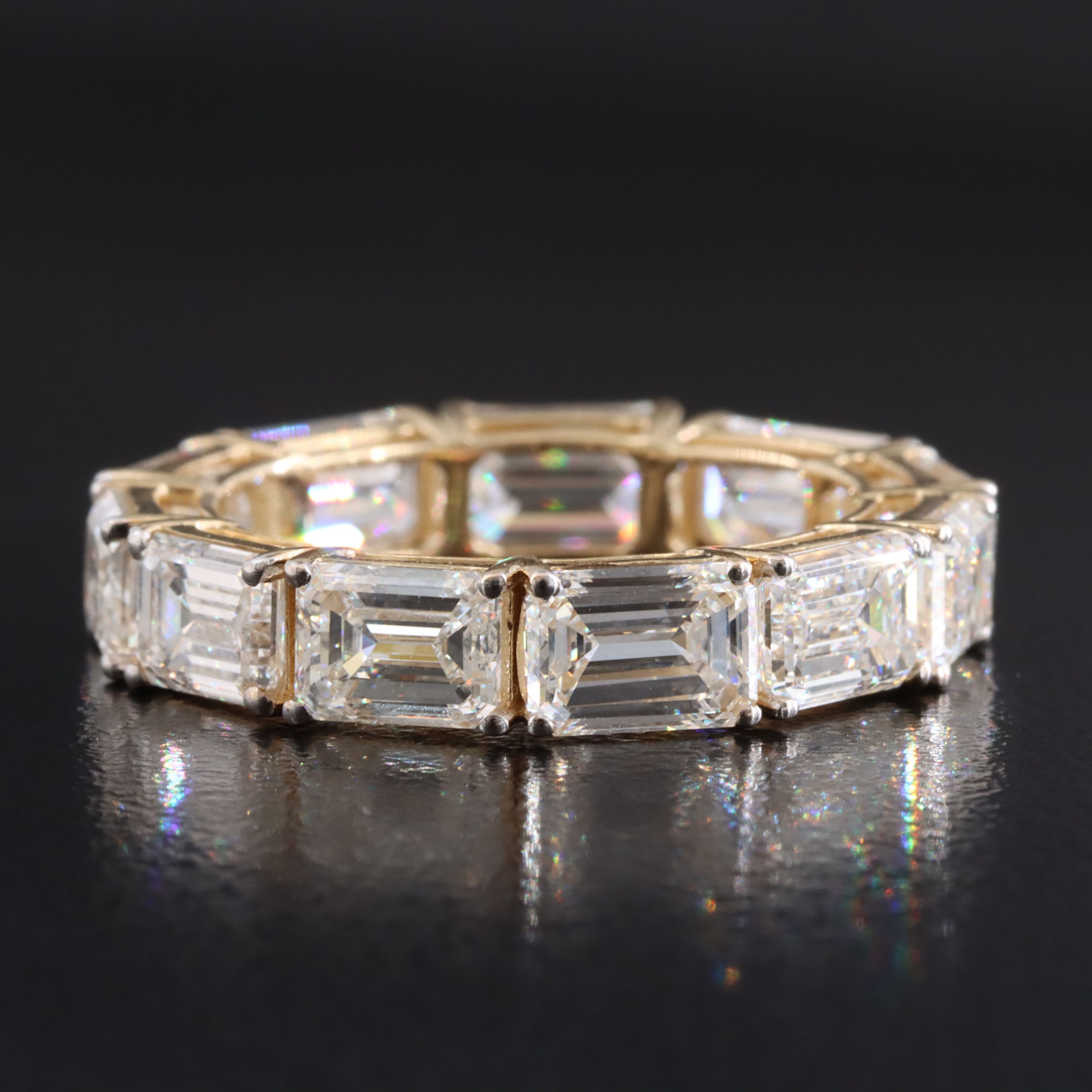 14K 7.57 CTW Lab Grown Diamond Eternity Band