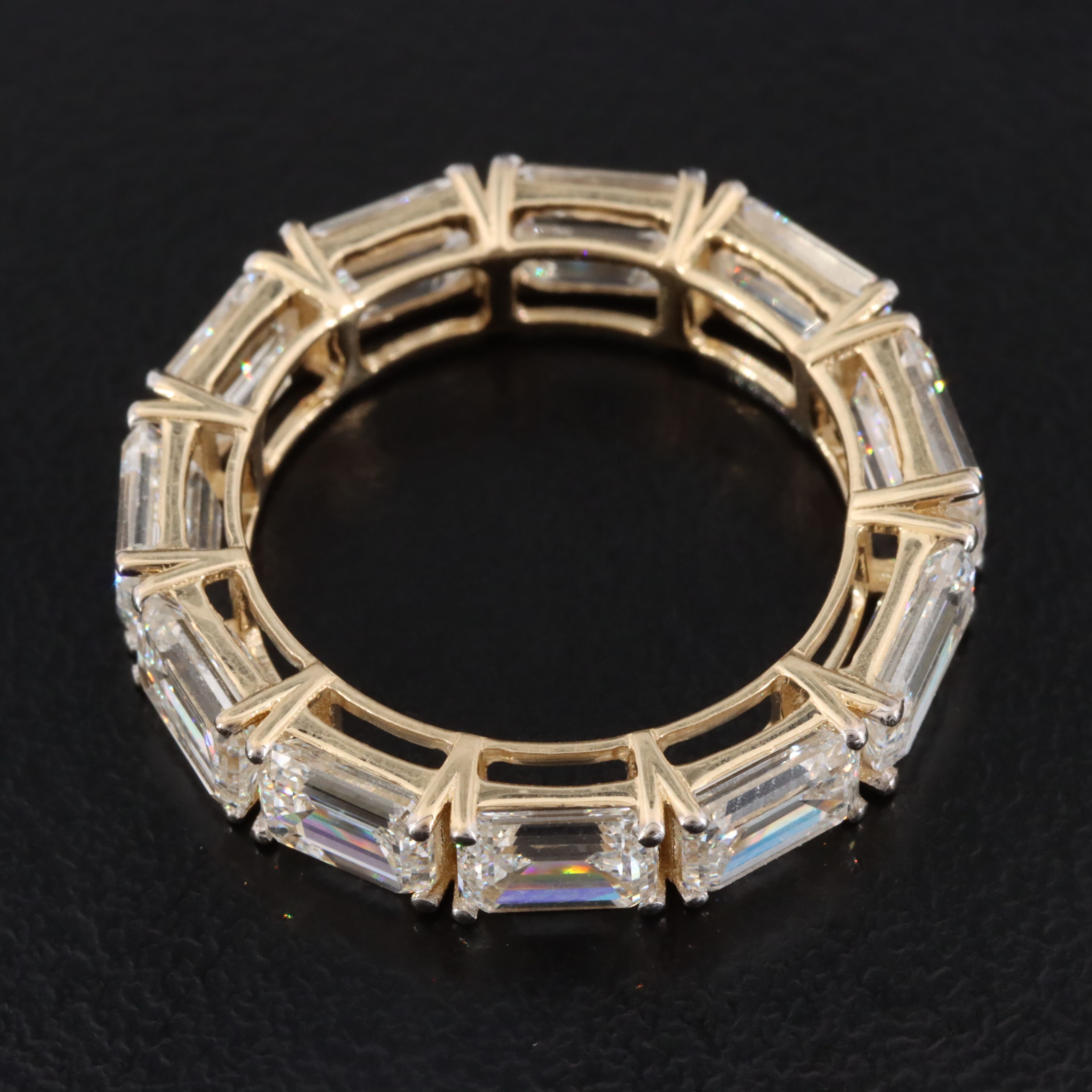 14K 7.57 CTW Lab Grown Diamond Eternity Band