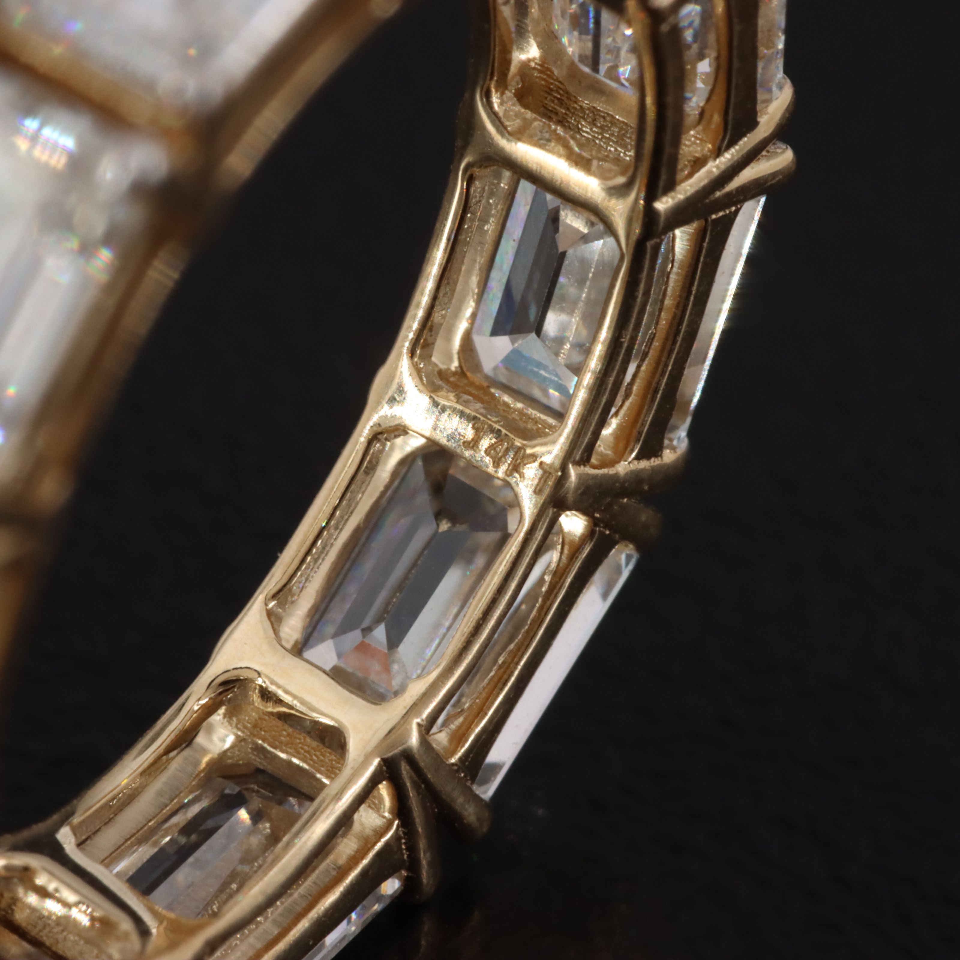 14K 7.57 CTW Lab Grown Diamond Eternity Band