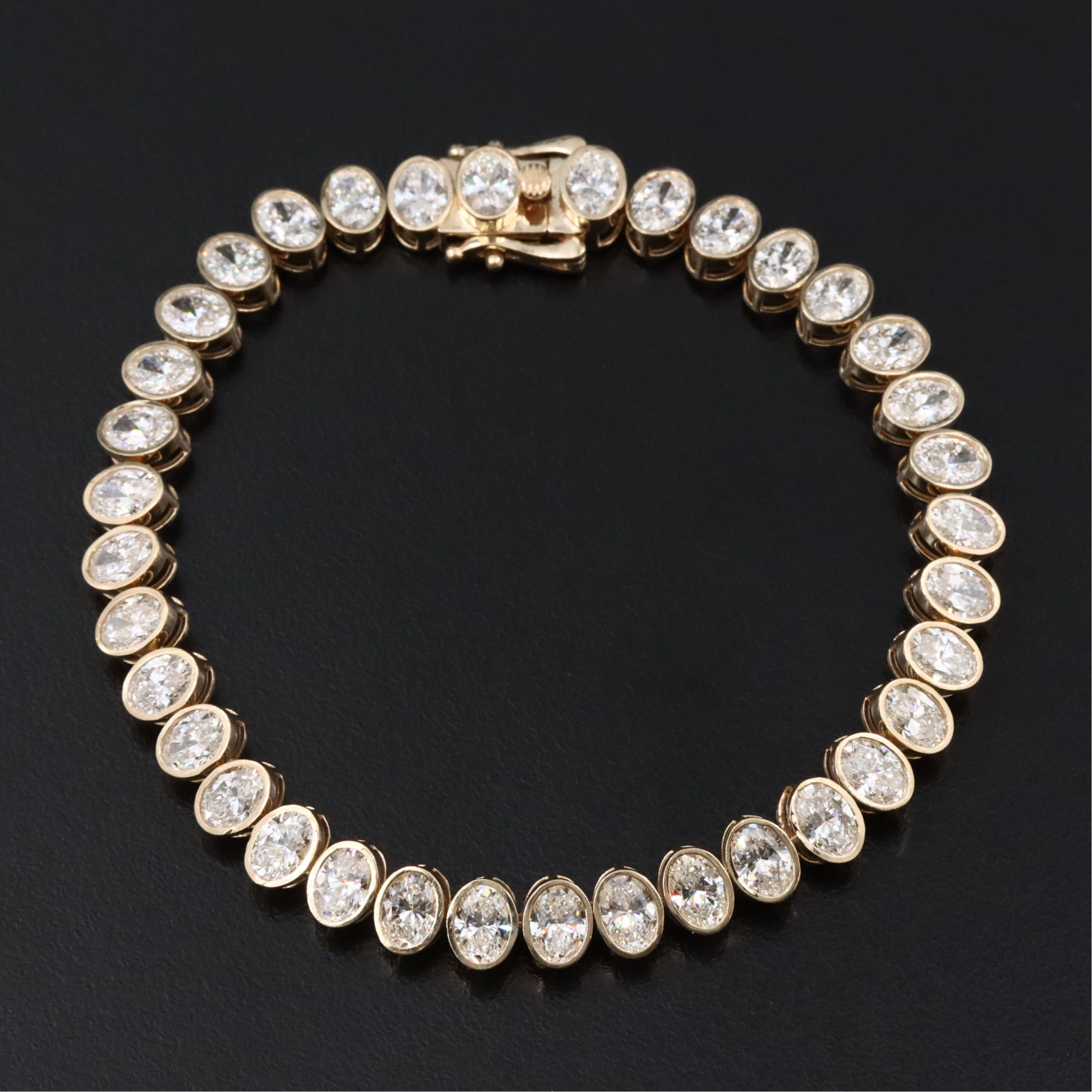 14K 13.19 CTW Lab Grown Diamond Line Bracelet