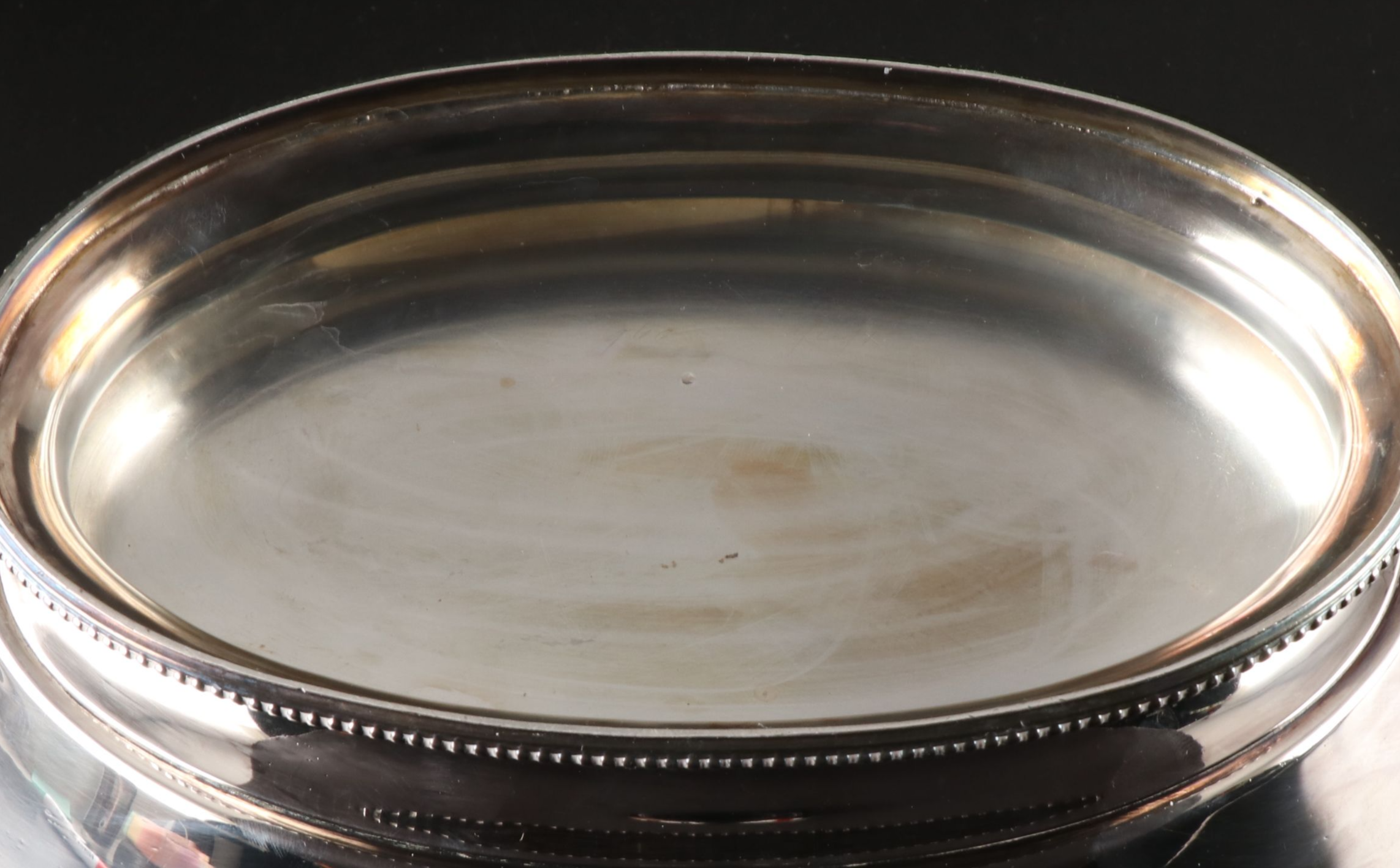 Silver Plate Neoclassical Style Centerpiece Basket