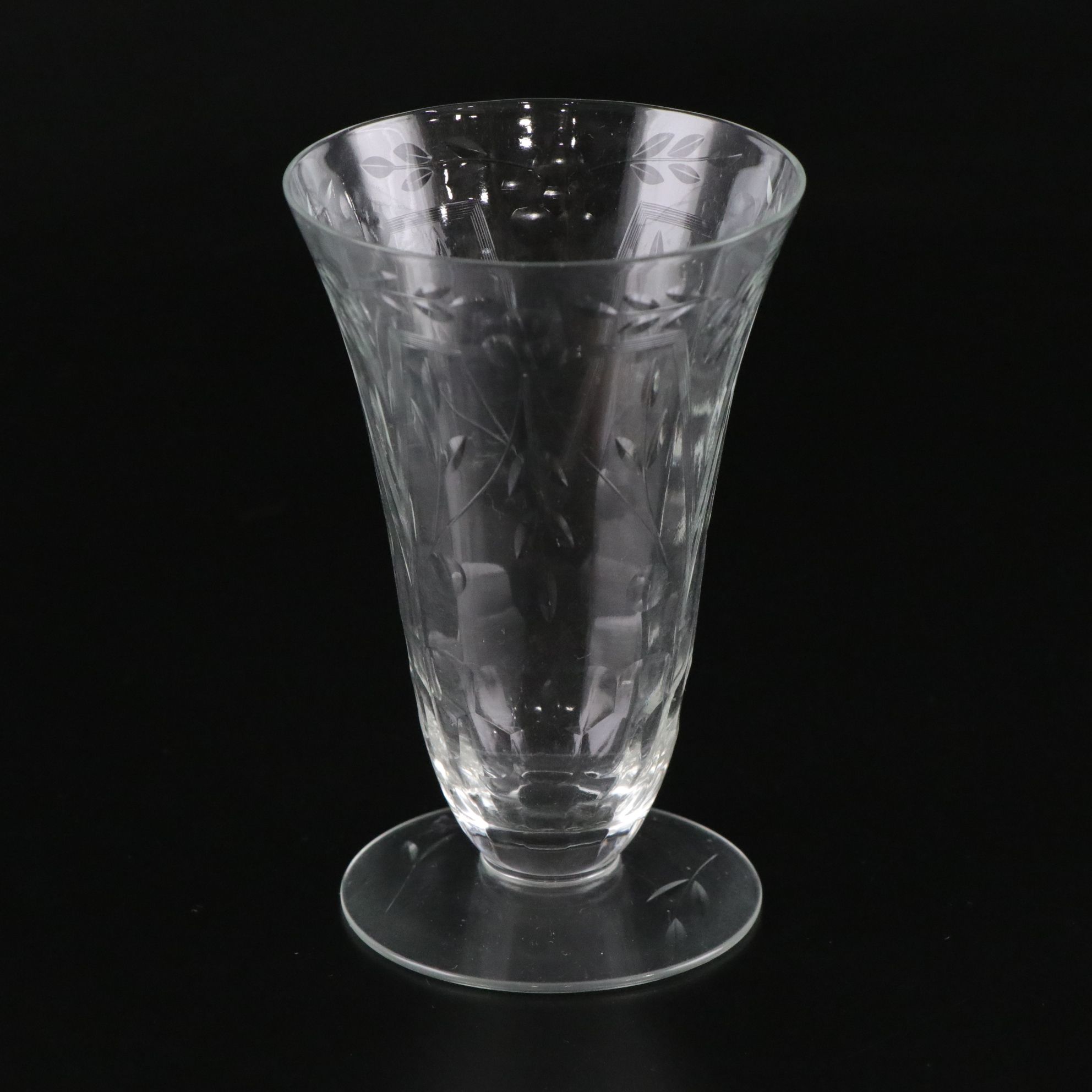 Optic Crystal Cordial, Wine, Juice and Champagne Glass Collection