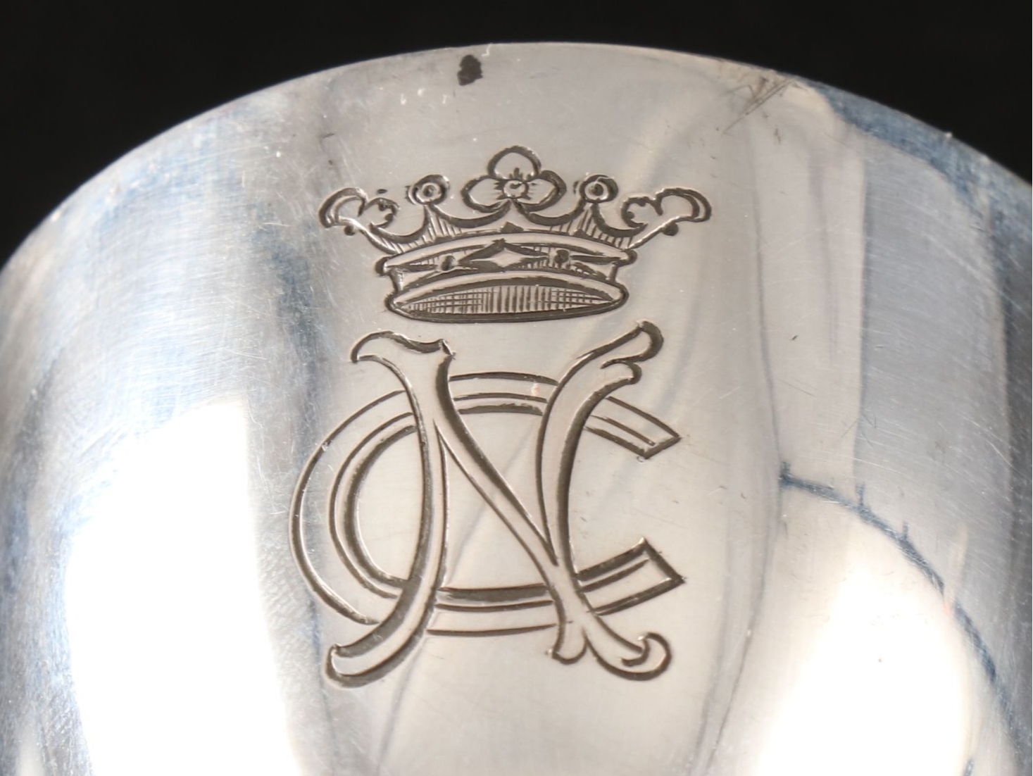 German 800 Silver Cordial Cup