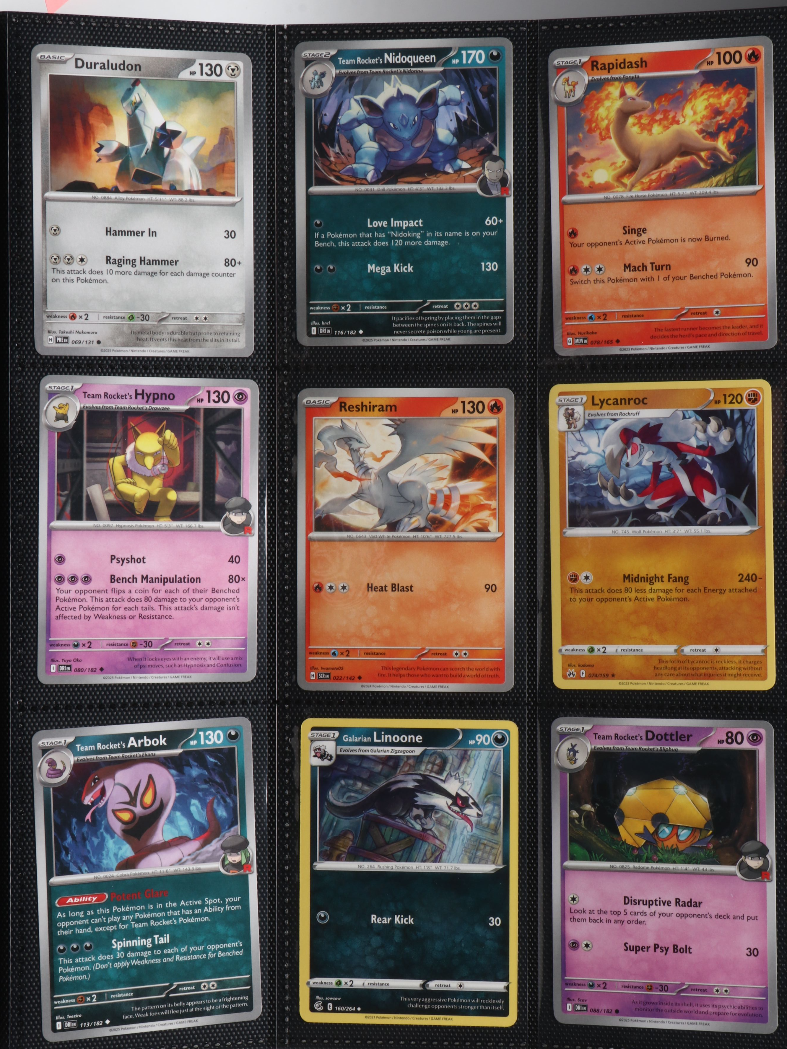 Pokémon Card Collection Featuring Duraludon, Rapidash and More, 2020s