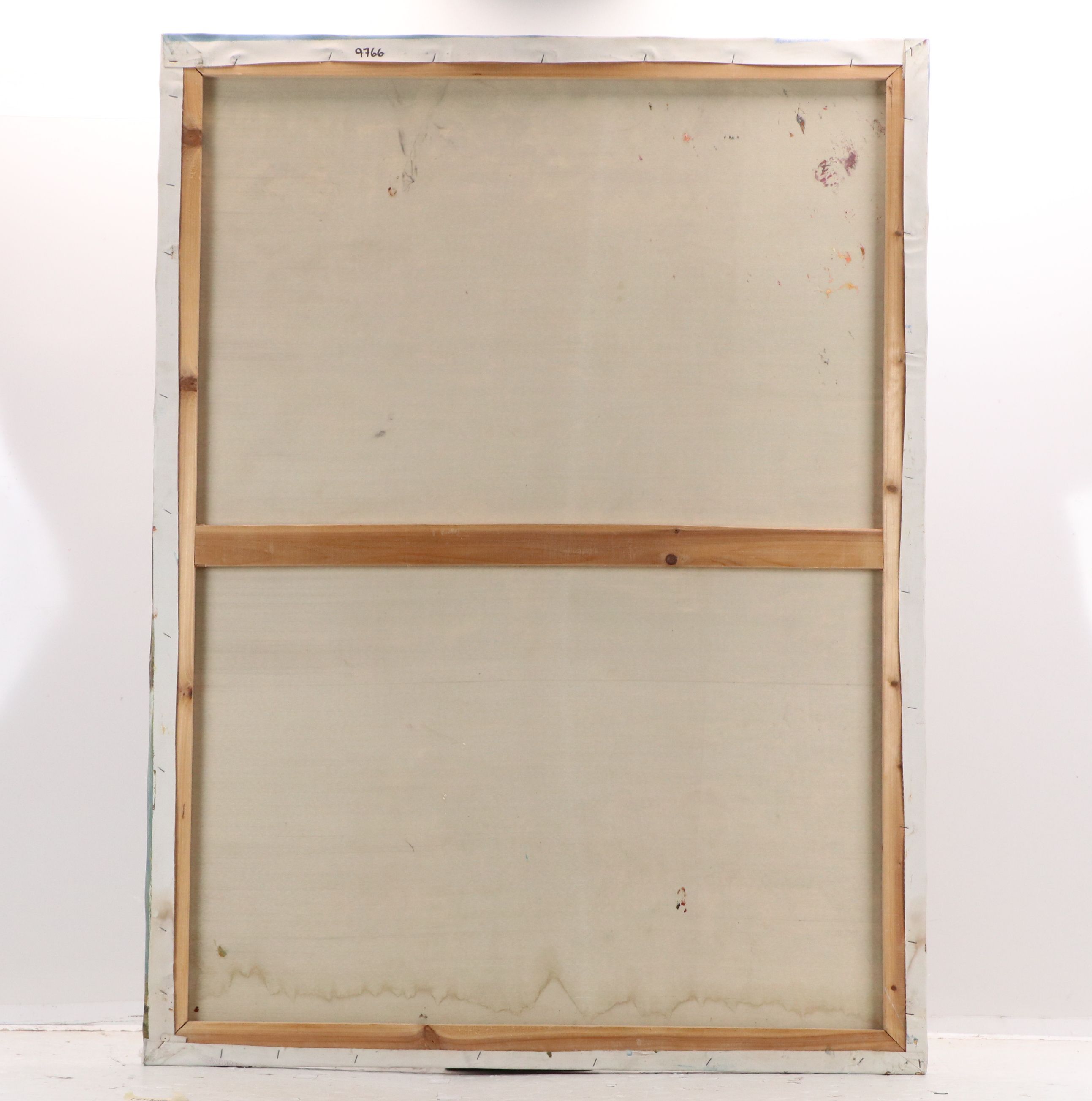 Oil Painting of Bucolic Riverside Rowboats, 21st Century