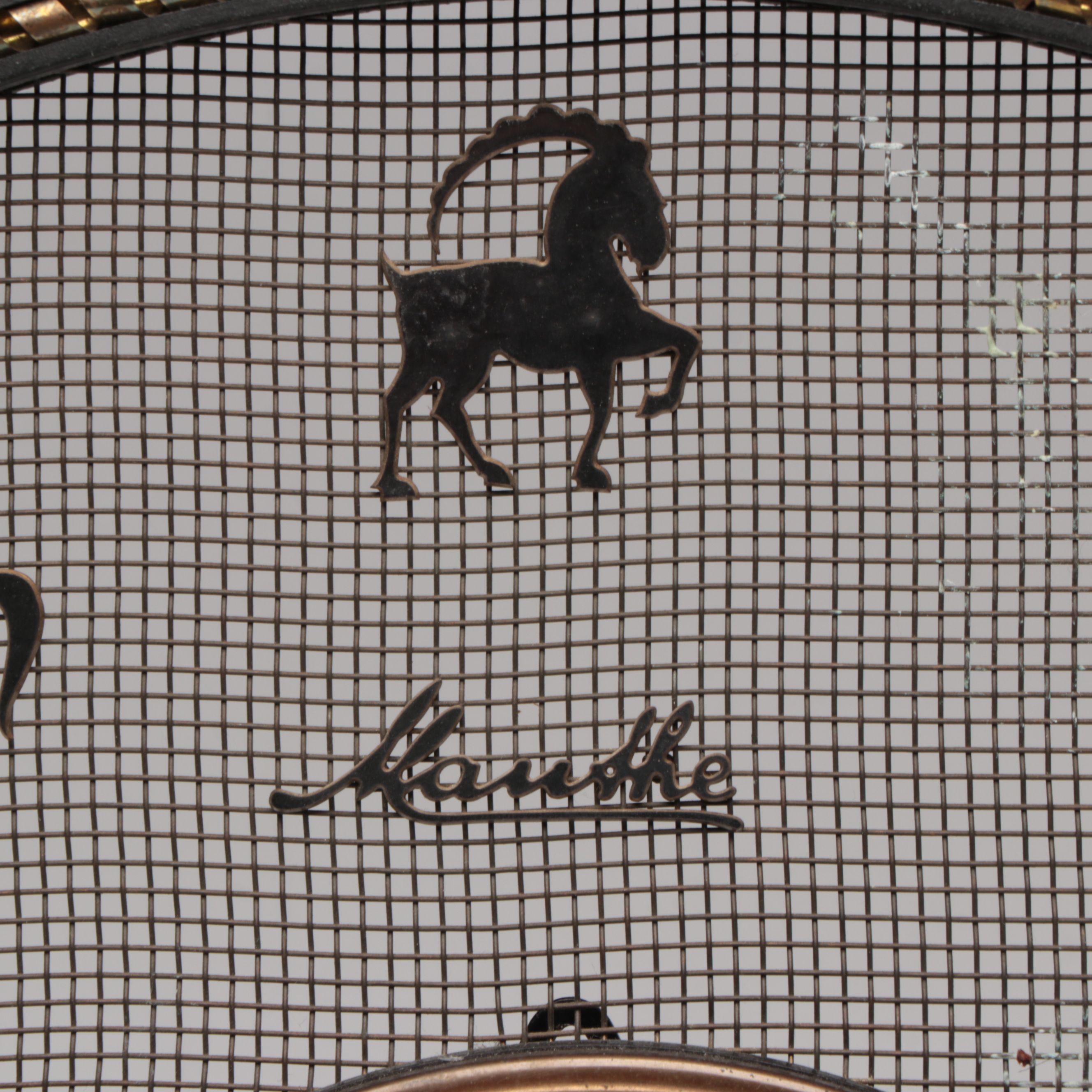 Mid Century Modern Mauthe Zodiac Metal Wall Clock, Mid-20th Century