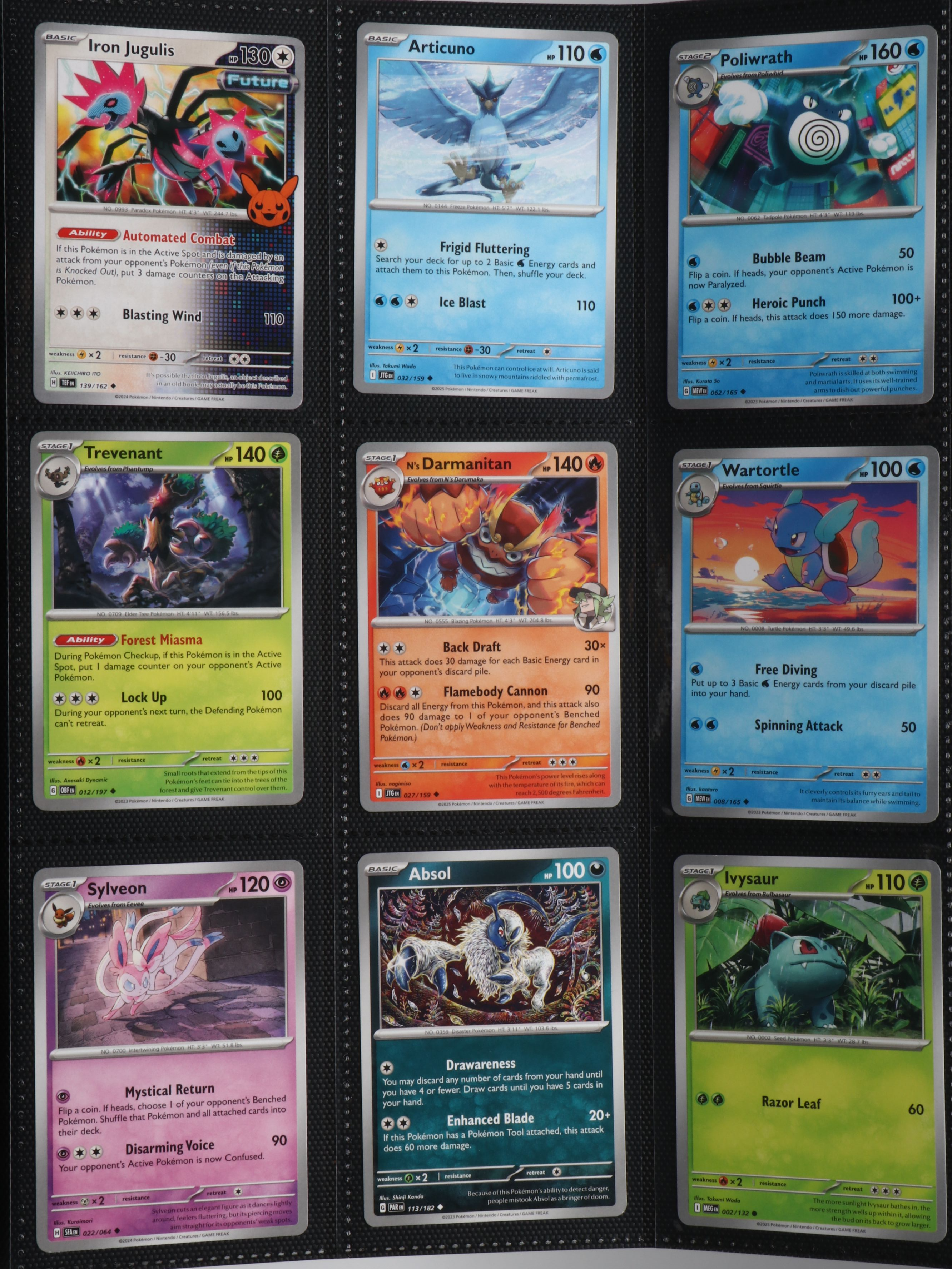 Pokémon Card Collection Featuring Iron Jugulis, Trainers and More, 2020s