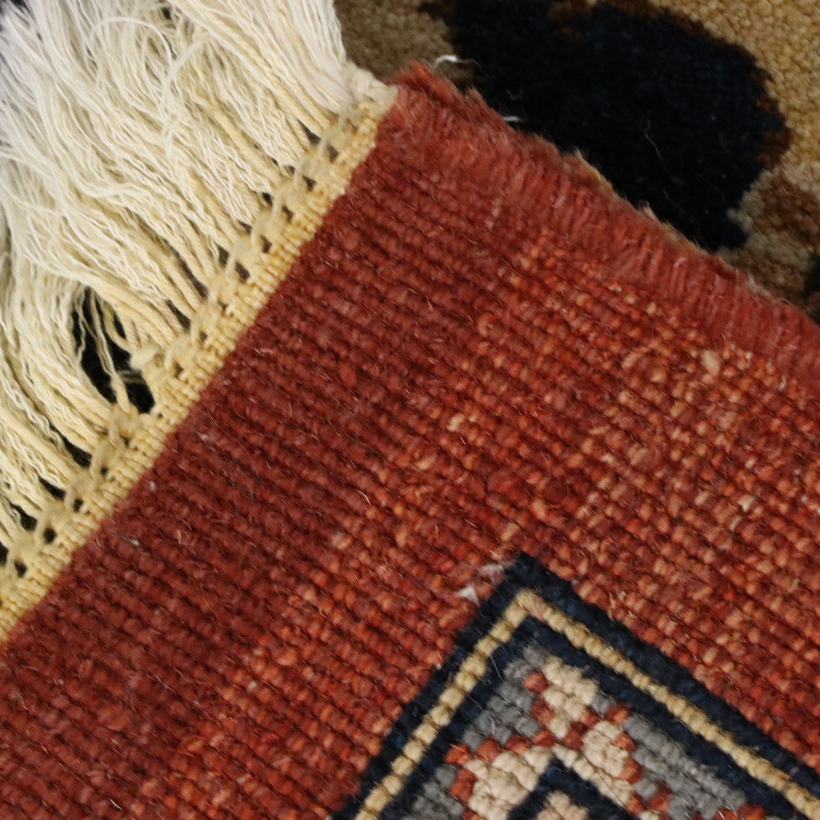 8'8 x 12'4 Hand-Knotted Persian Sarouk Style Area Rug