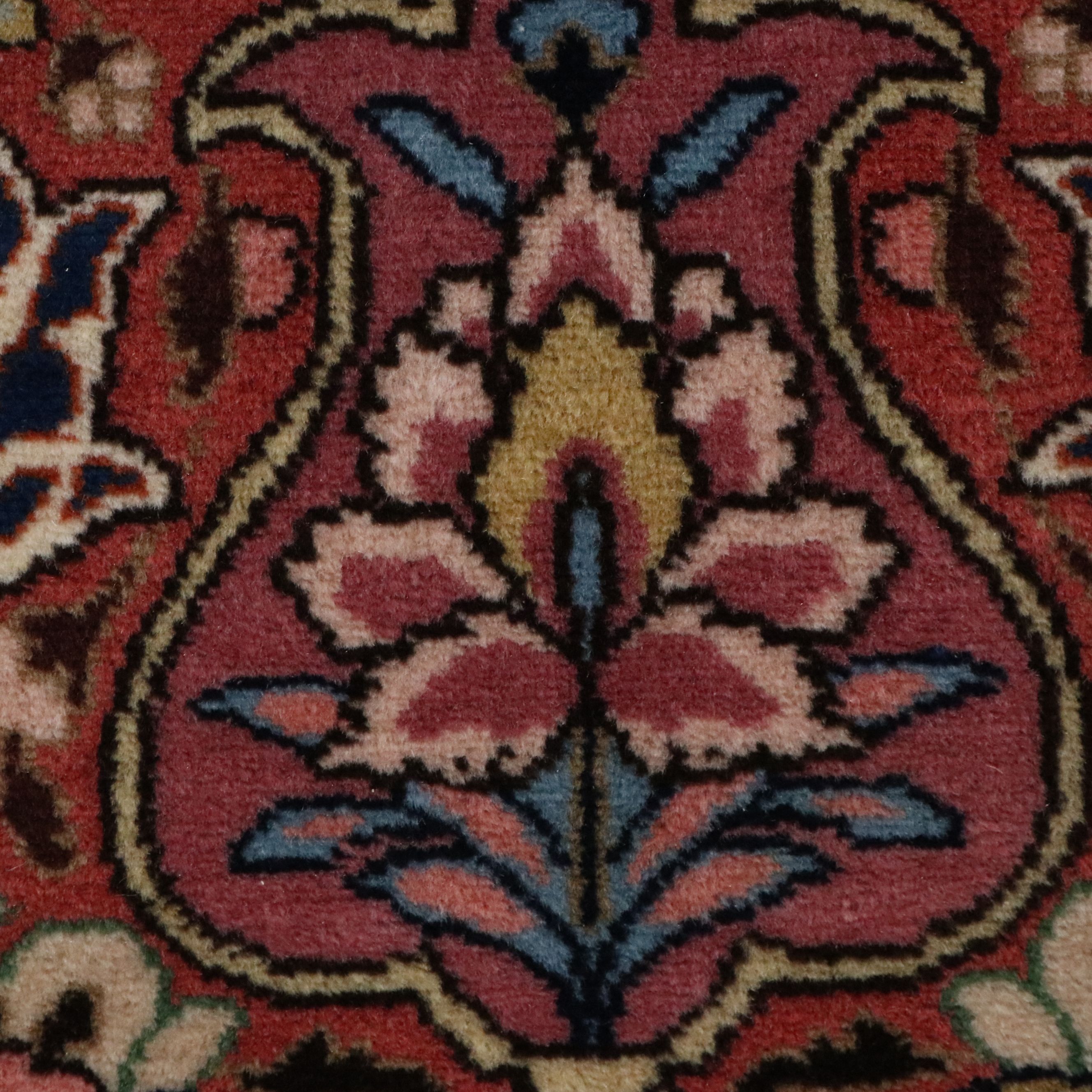 9'8 x 13'5 Hand-Knotted Persian Nain Room-Sized Rug