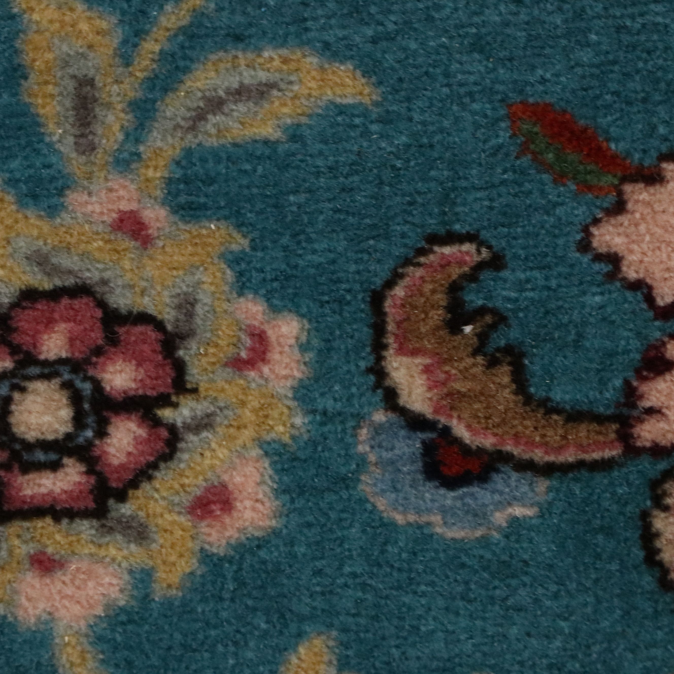 9'8 x 13'5 Hand-Knotted Persian Nain Room-Sized Rug
