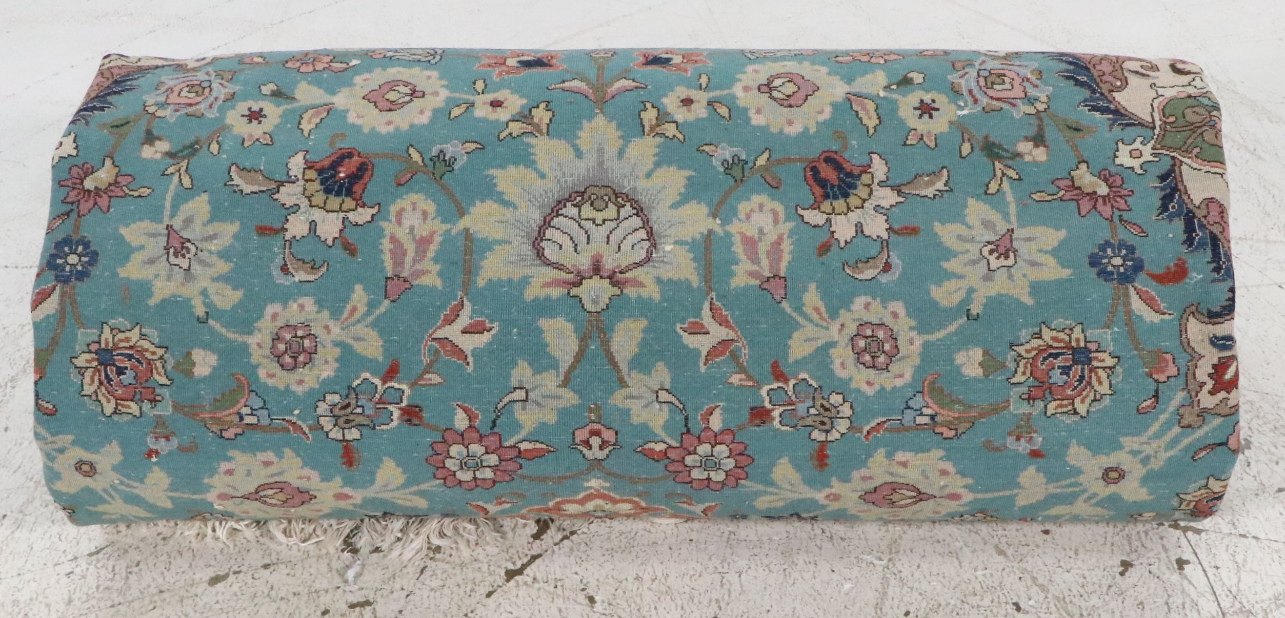 9'8 x 13'5 Hand-Knotted Persian Nain Room-Sized Rug