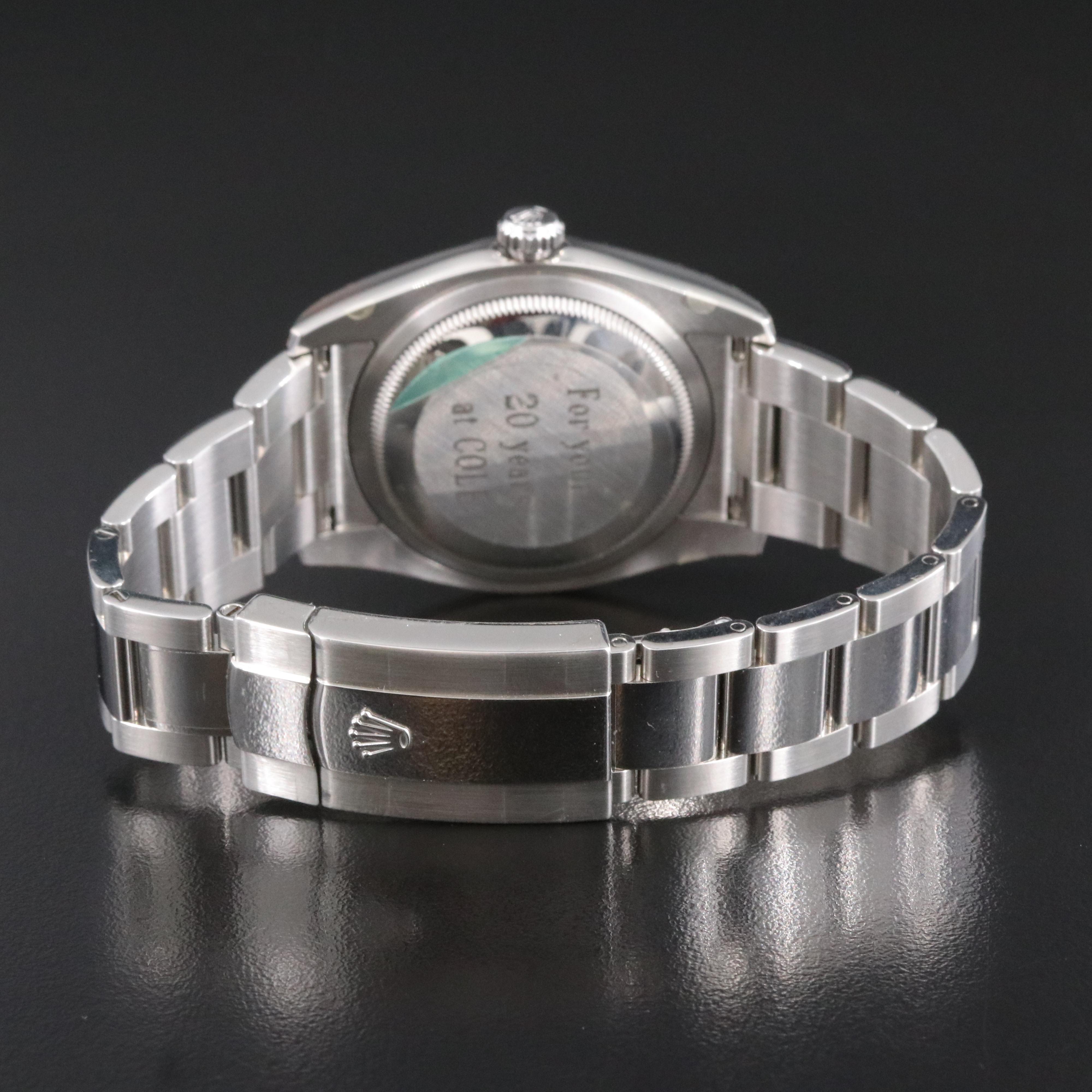 Rolex Datejust 36 Blue 116200 Service Award Watch