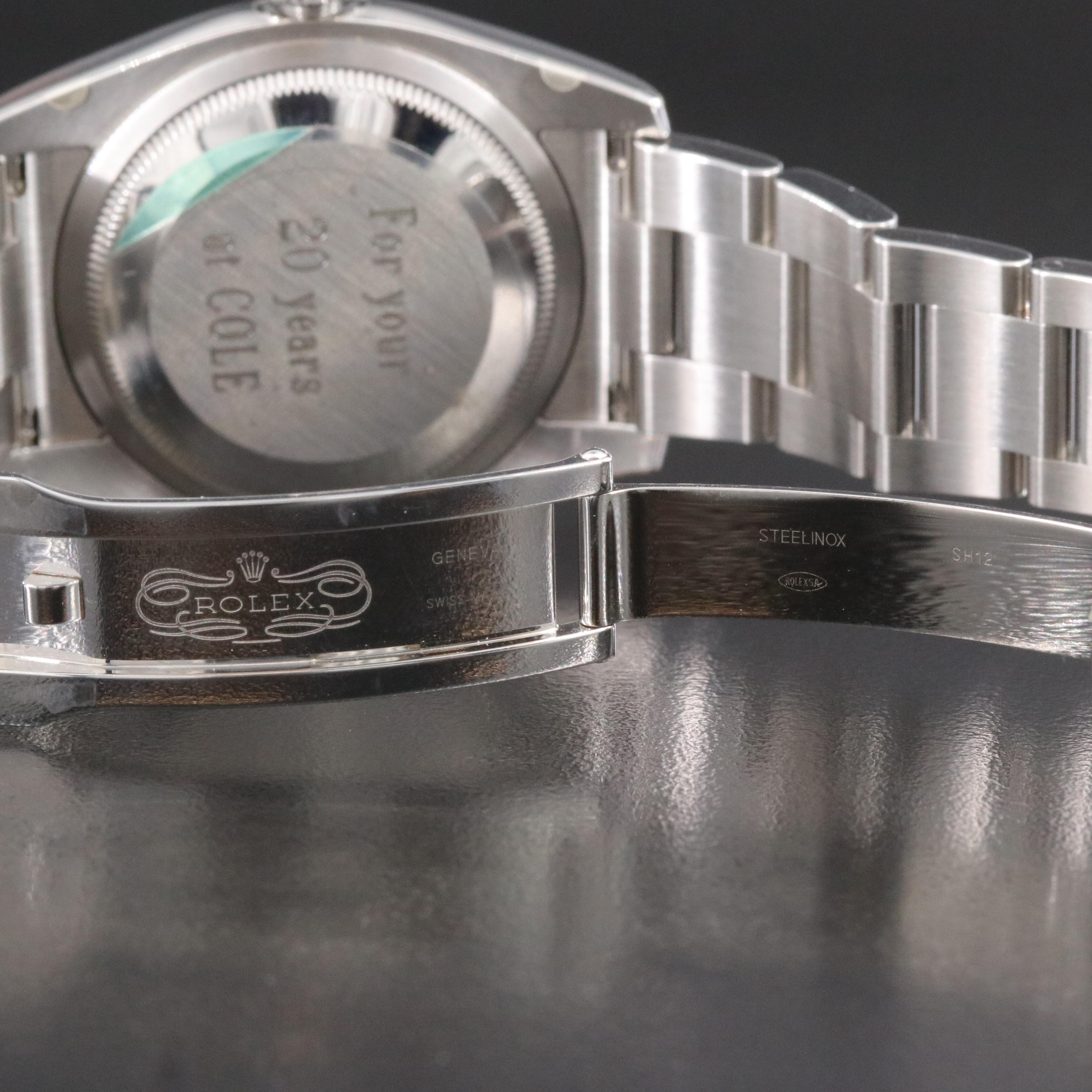 Rolex Datejust 36 Blue 116200 Service Award Watch