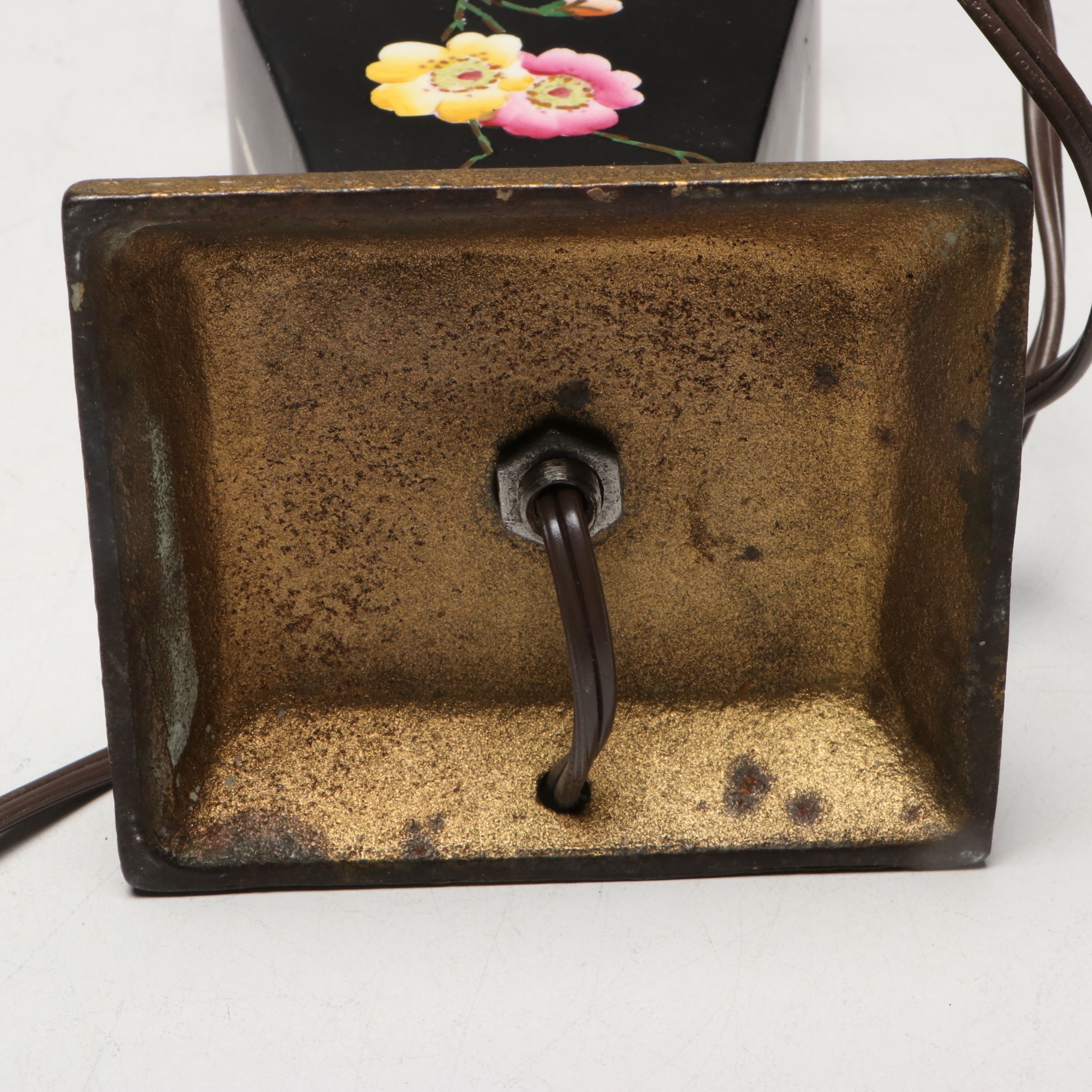 Godinger Silver Plate Fan Vase, Ornate Jewelry Box with Accessories and Lamp