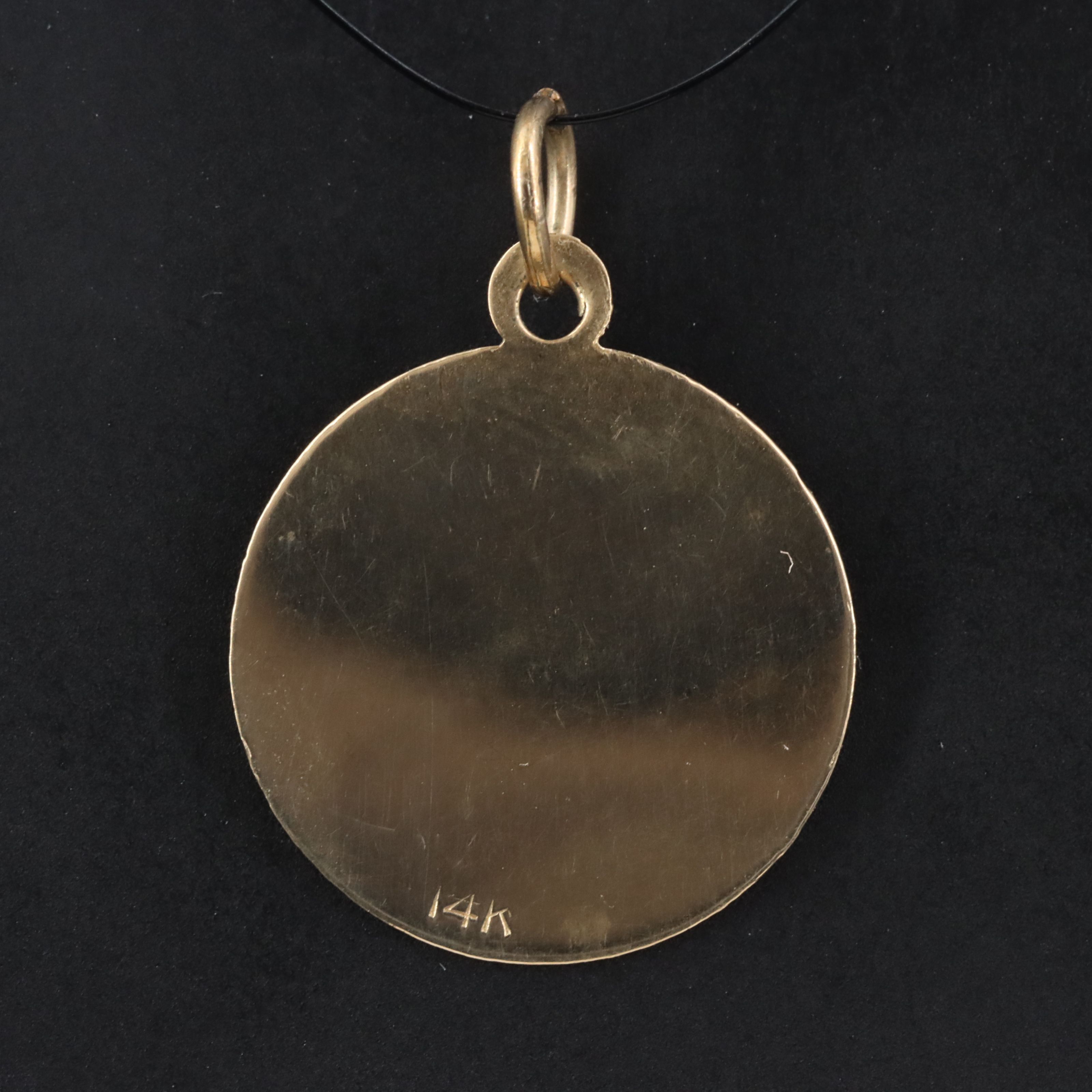 14K Aries Zodiac Charm Pendant