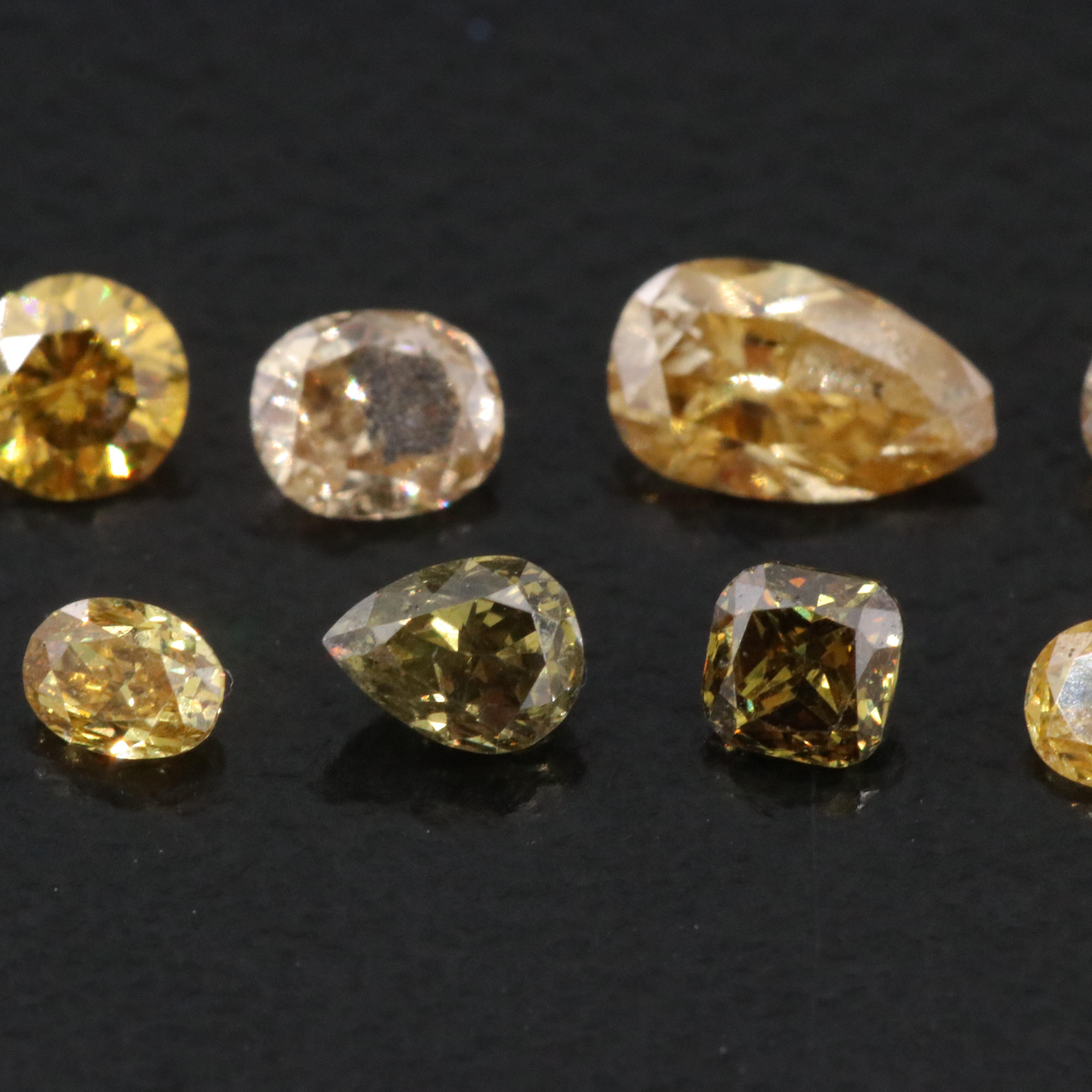 Loose 1.06 CTW Fancy Color Diamond Lot