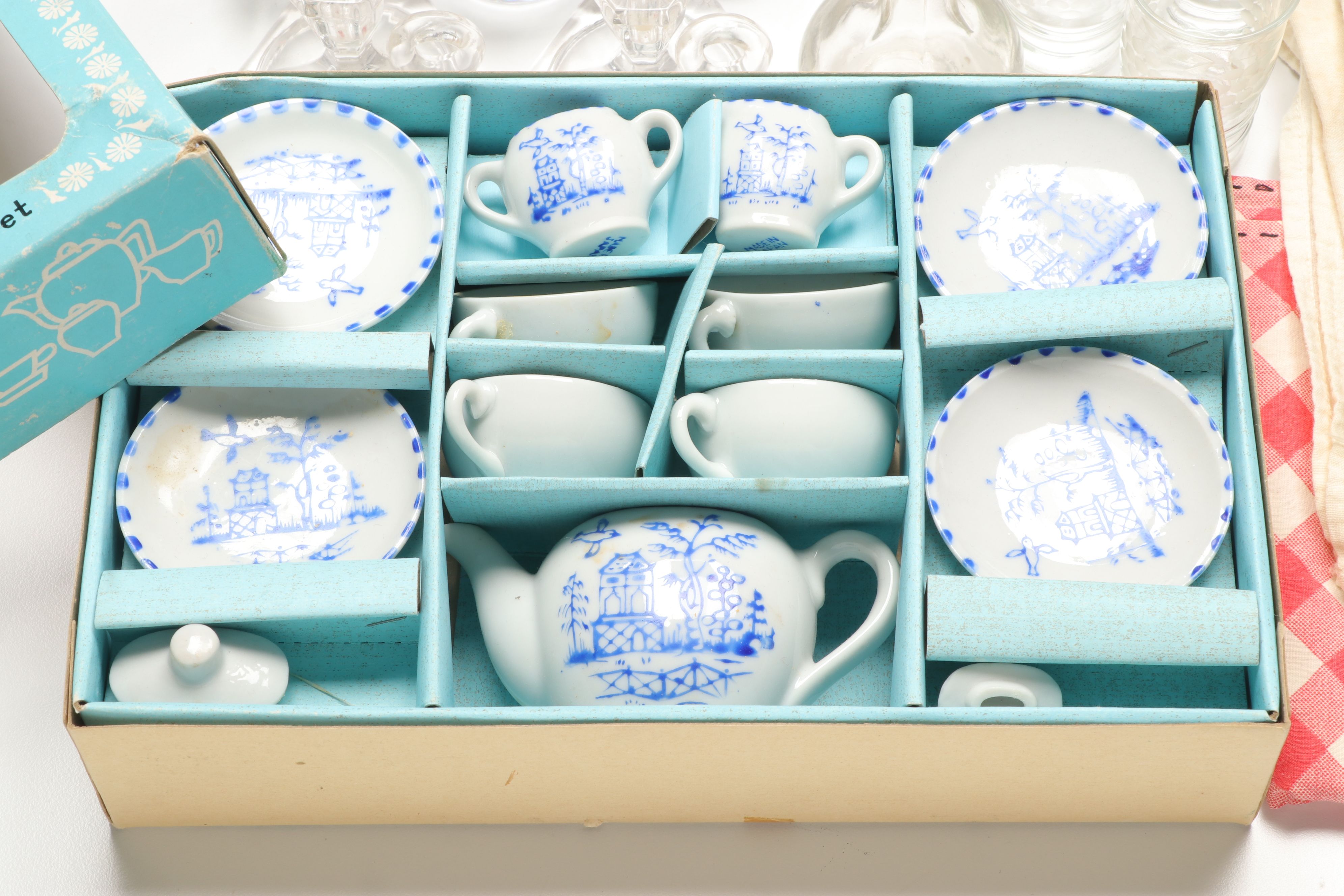 Doll-Sized and Miniature Tea Sets, Table Accessories, and Other Tableware