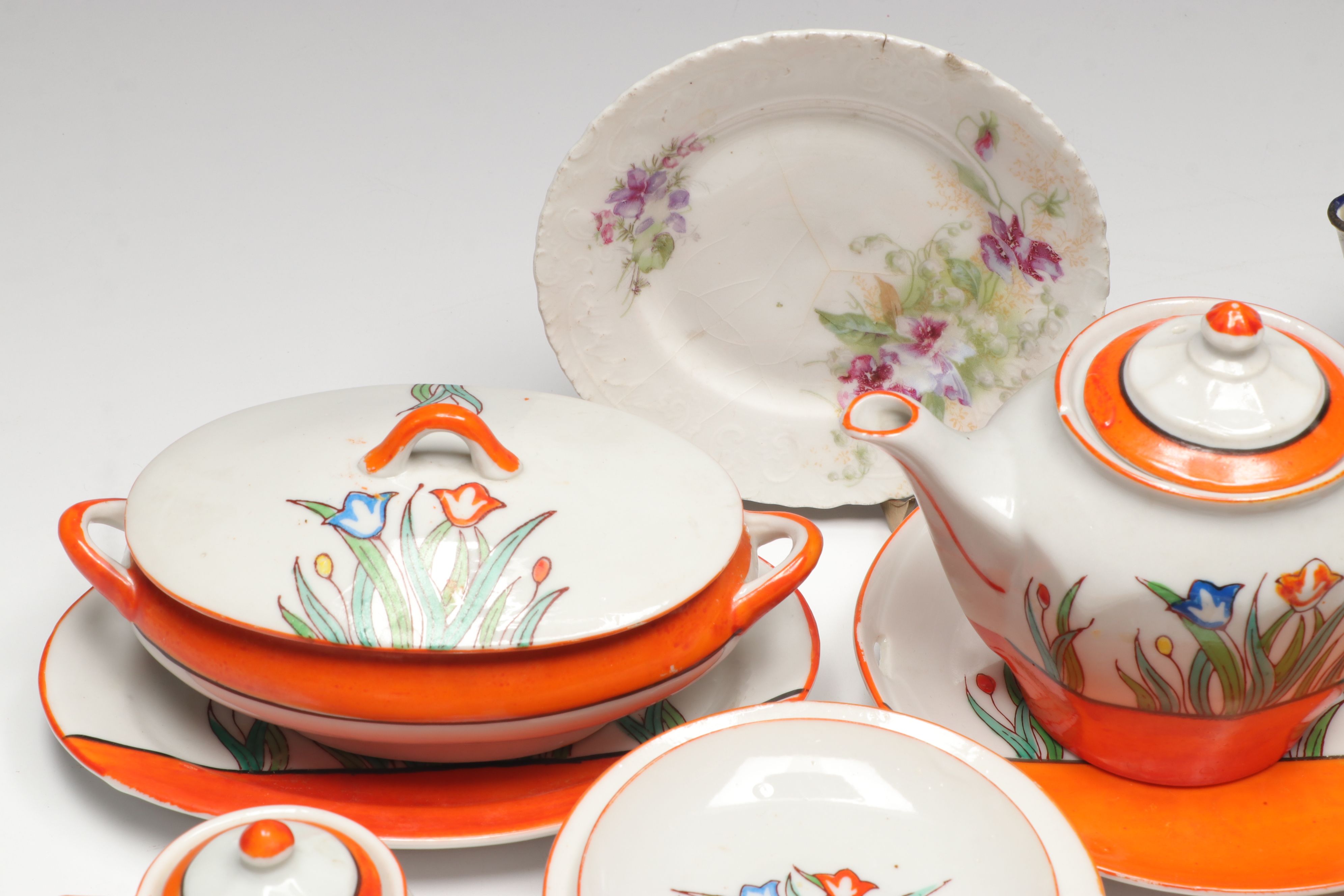 Doll-Sized and Miniature Tea Sets, Table Accessories, and Other Tableware