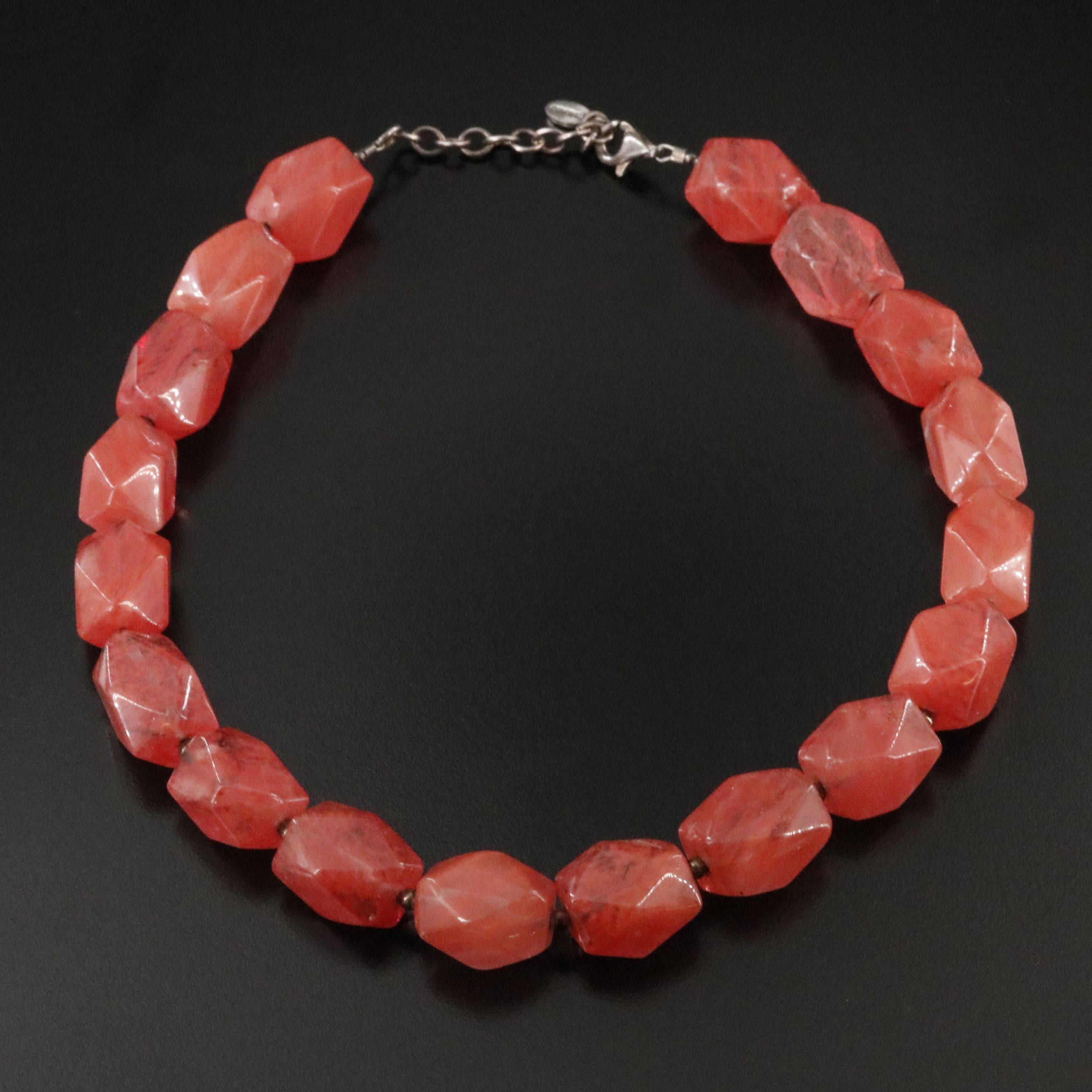 Barse Sterling Glass Necklace