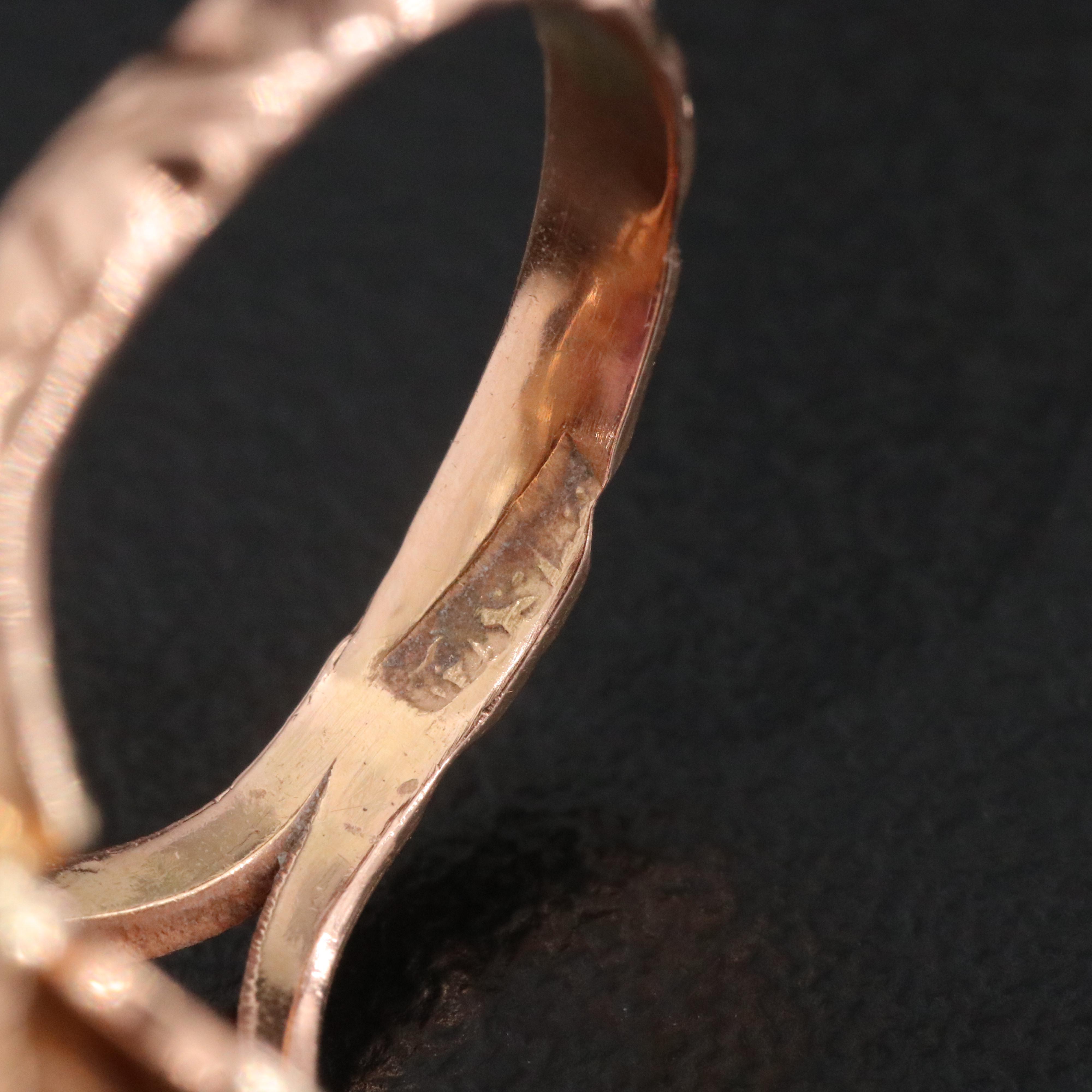 14K Color Change Sapphire Rose Gold Ring