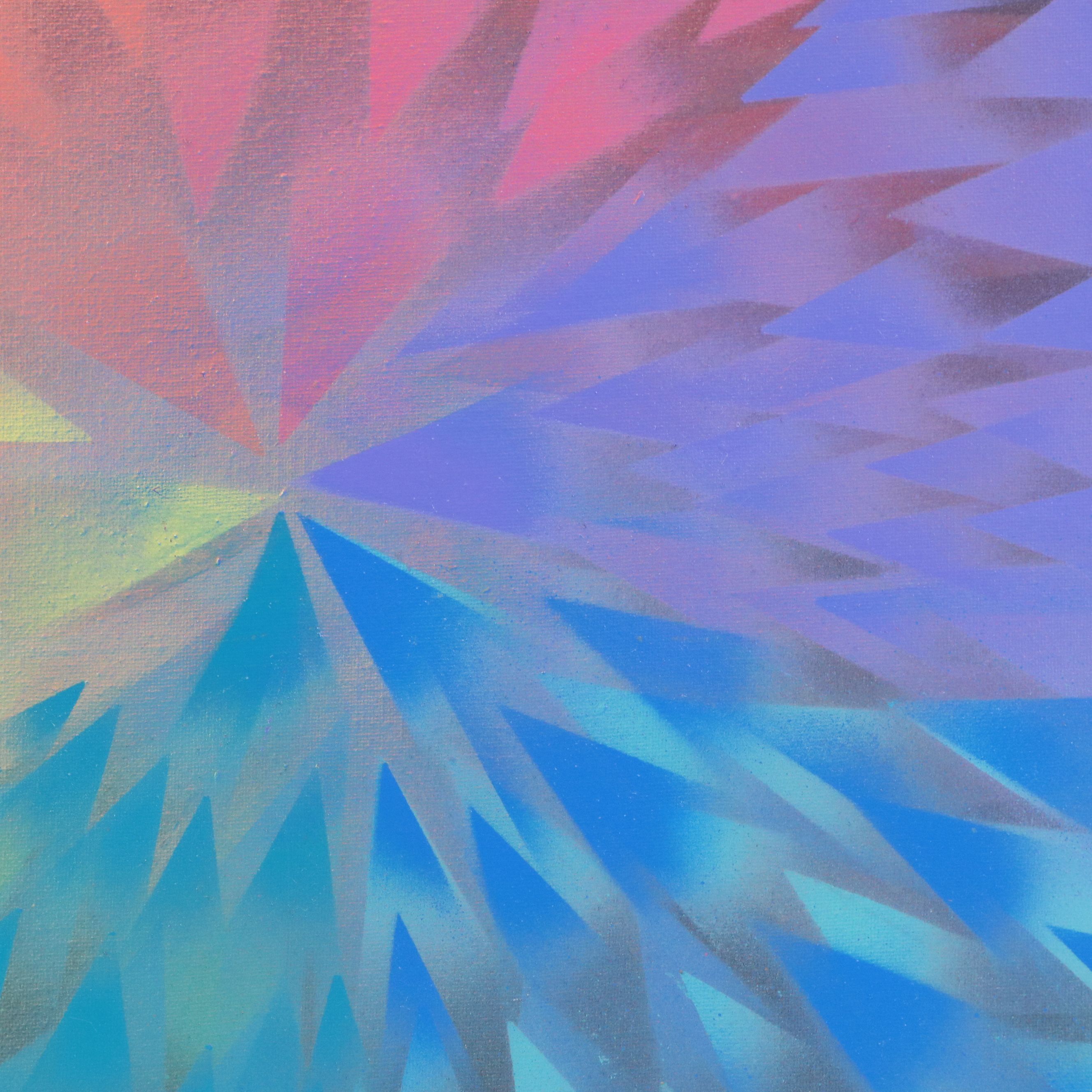 Jason Michael Durham Abstract Mixed Media Painting "Where All Colors Meet," 2025