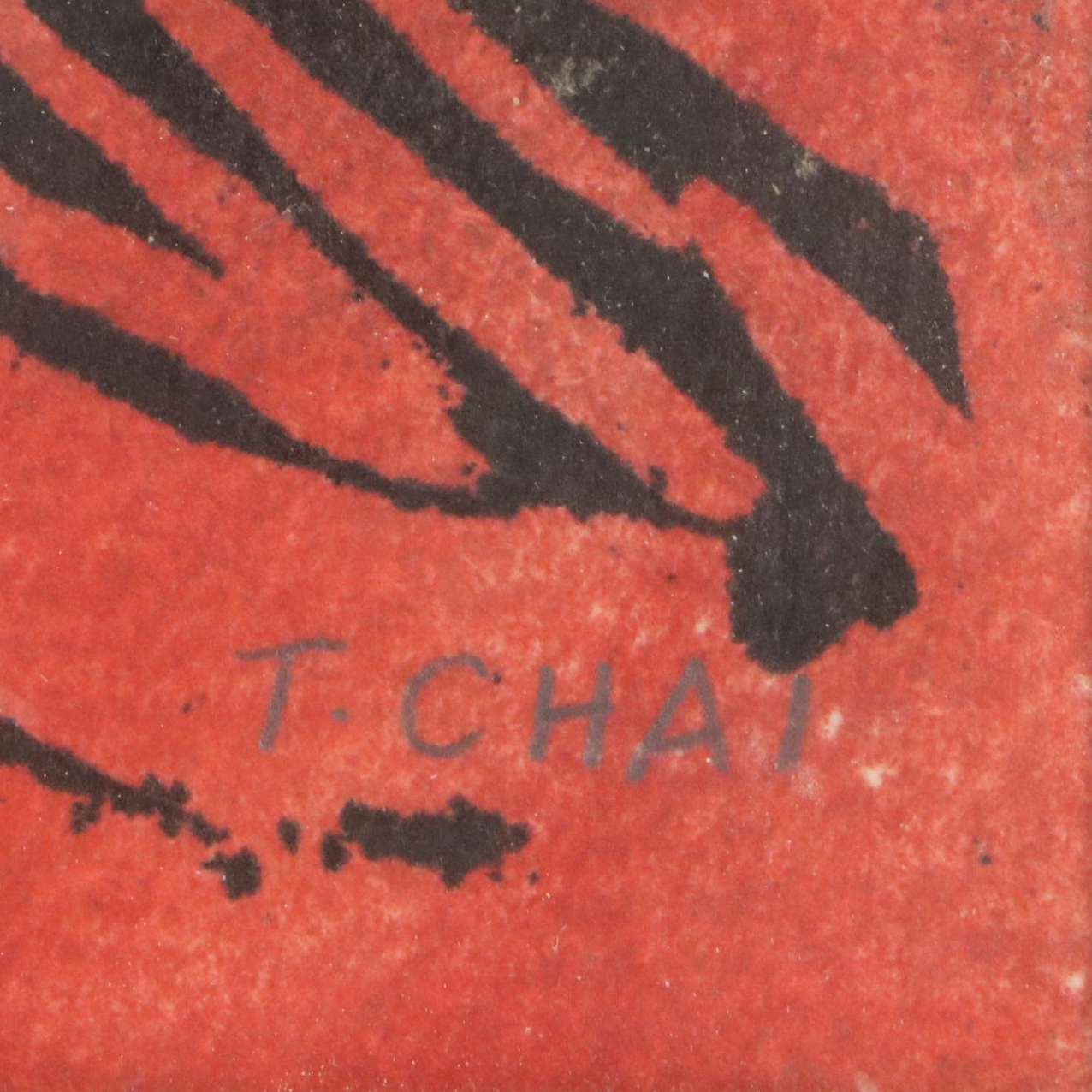 T. Chai Relief Print of Birds, Circa 1965