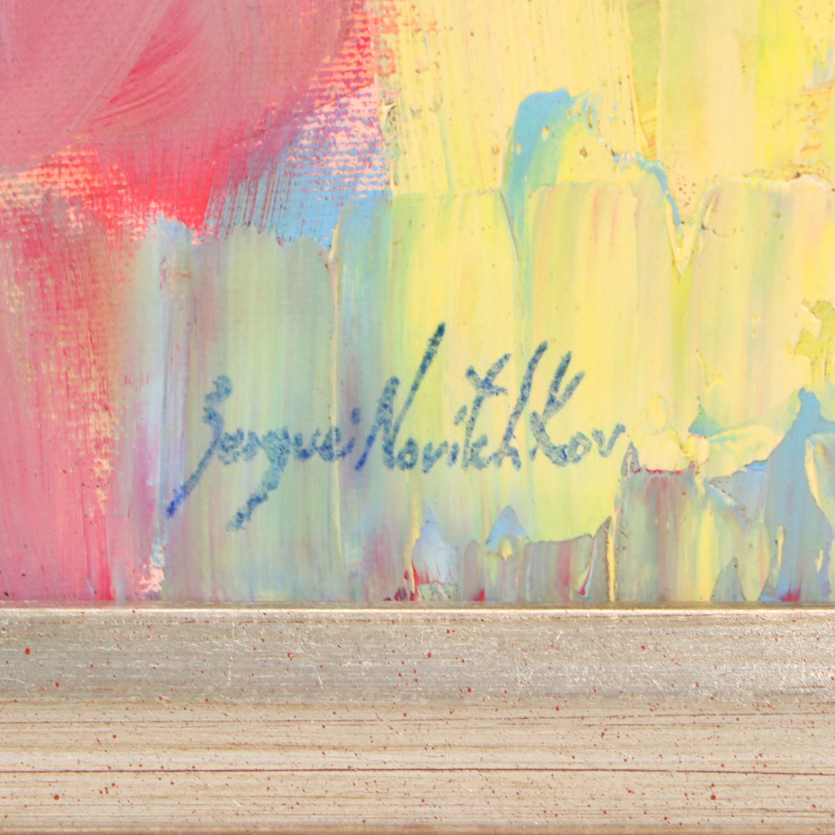 Serguei Novitchkov Modern Oil Painting "Quantum Socialization," 2026