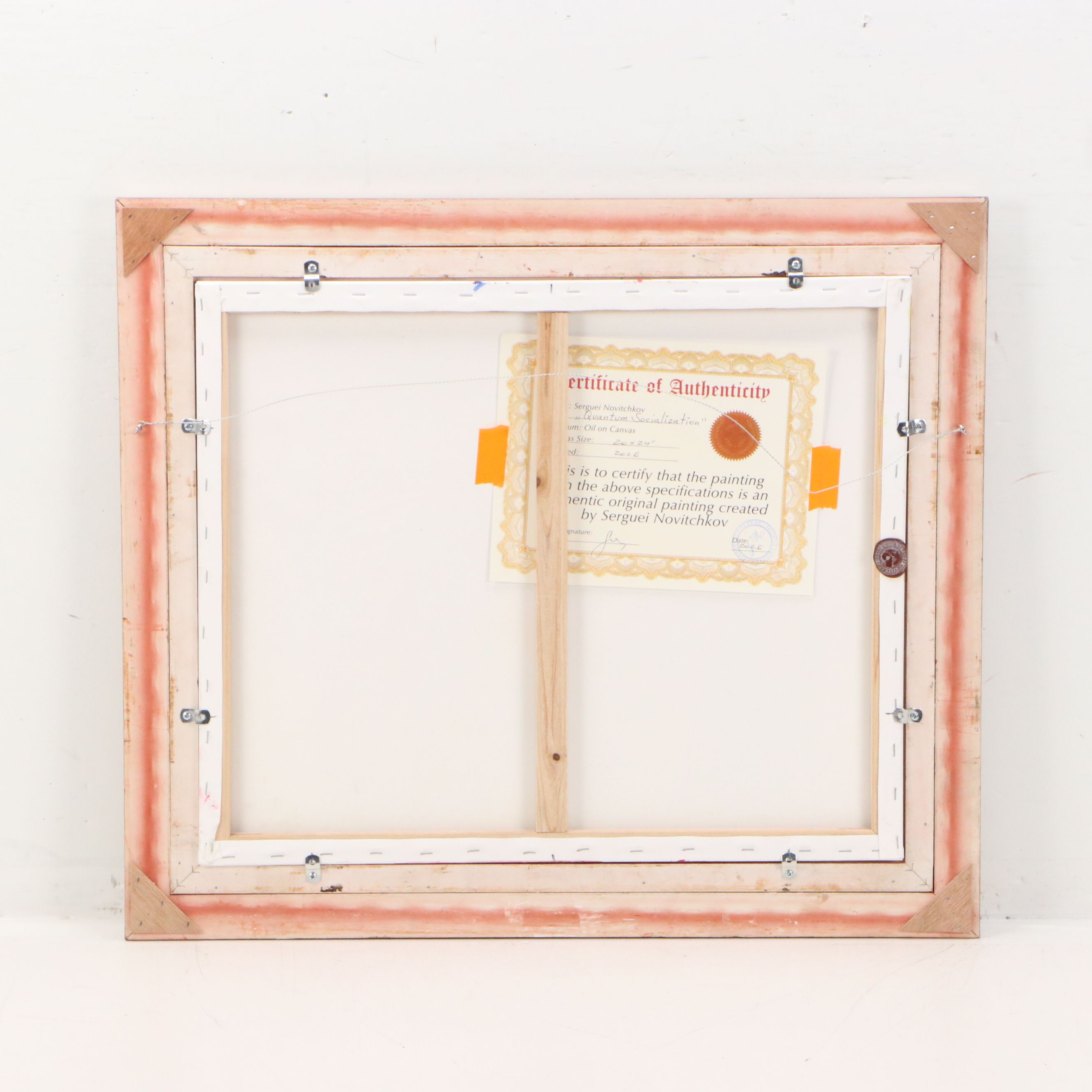 Serguei Novitchkov Modern Oil Painting "Quantum Socialization," 2026