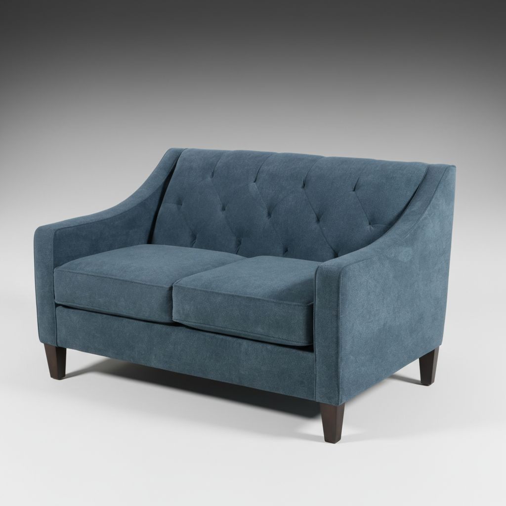 MaxHOME Contemporary Tufted Upholstered Loveseat
