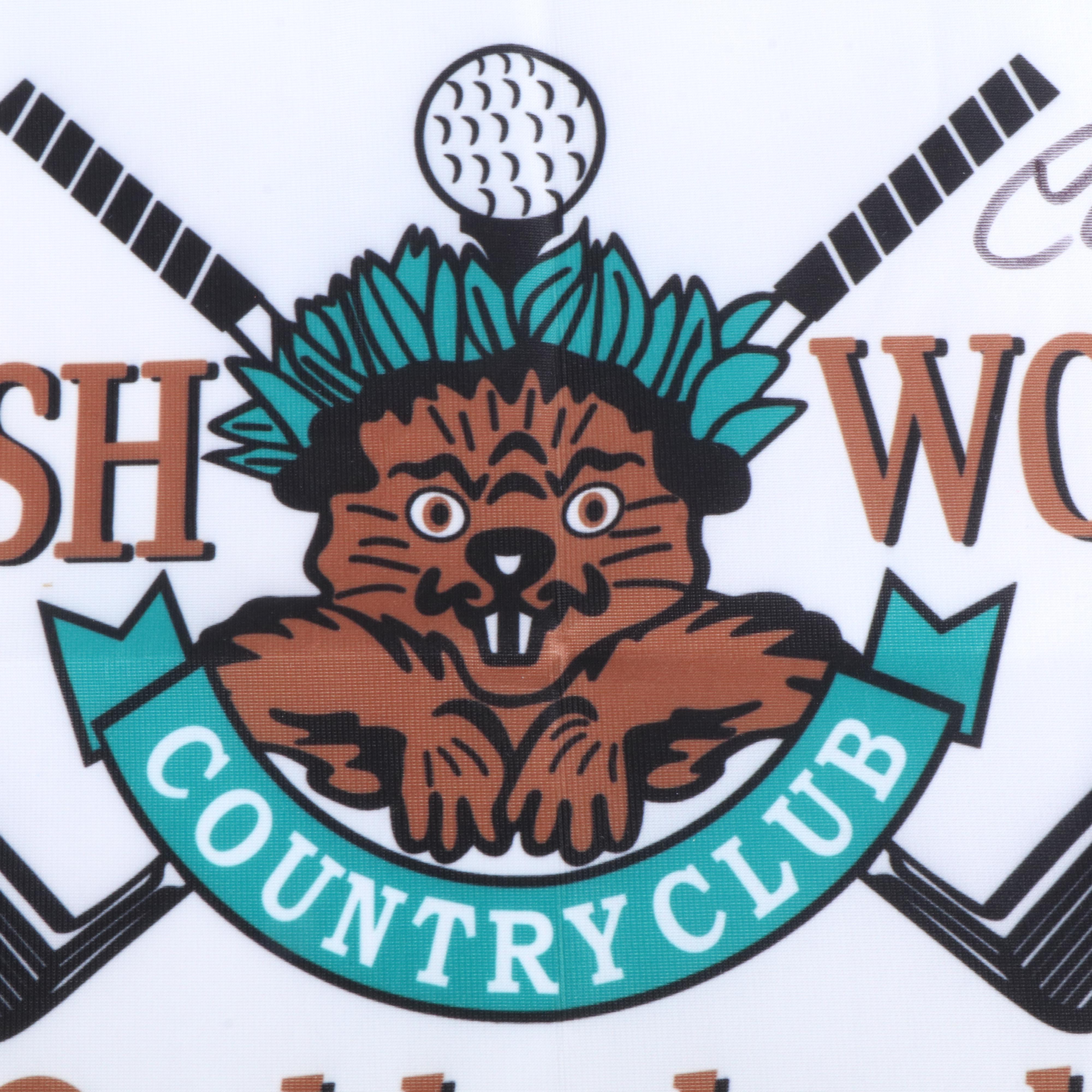 Chevy Chase Signed Bush Wood Country Club "Caddyshack" Golf Flag, Beckett