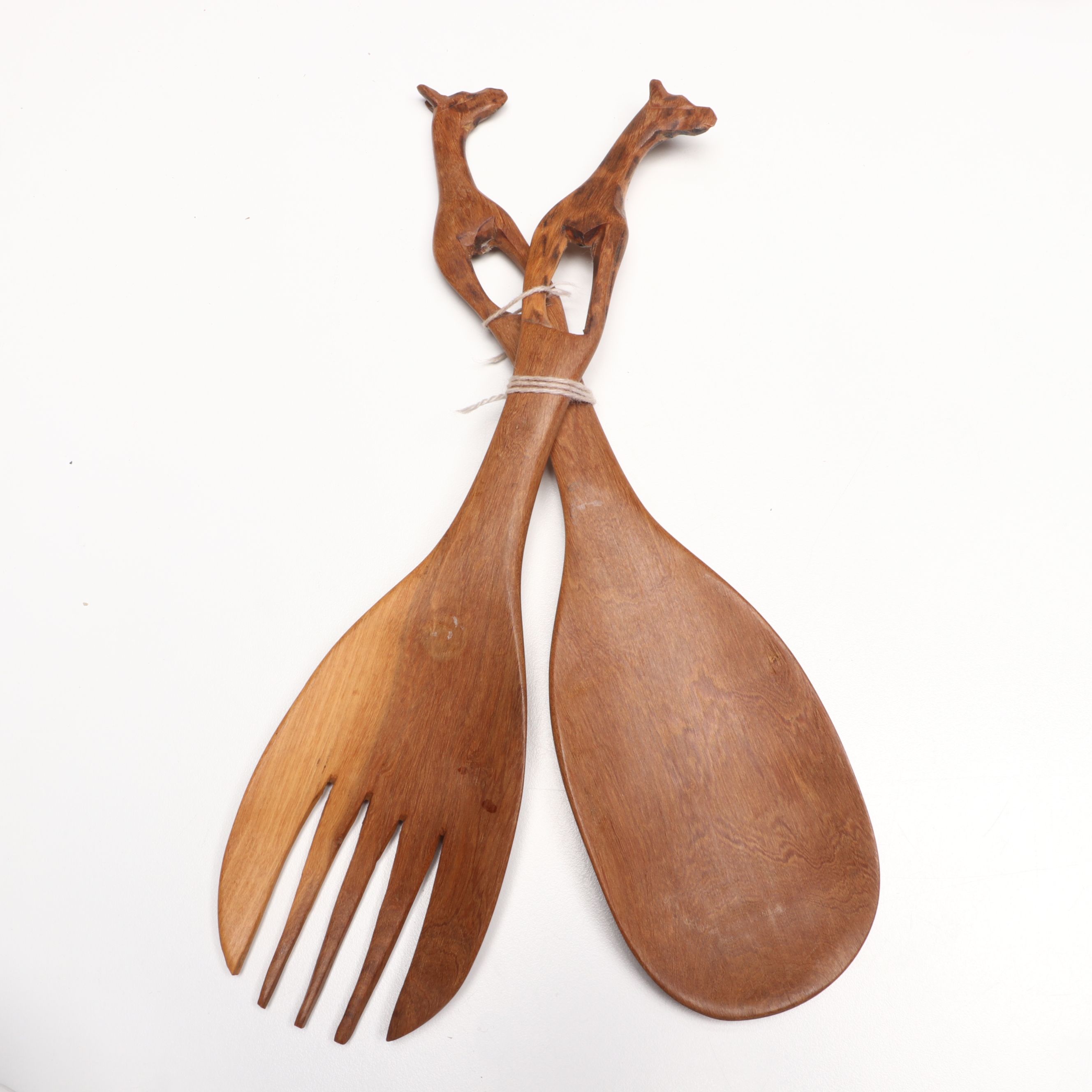 Hand-Carved Kenyan Animal Figurines with Wood and Brass Candleholders and More