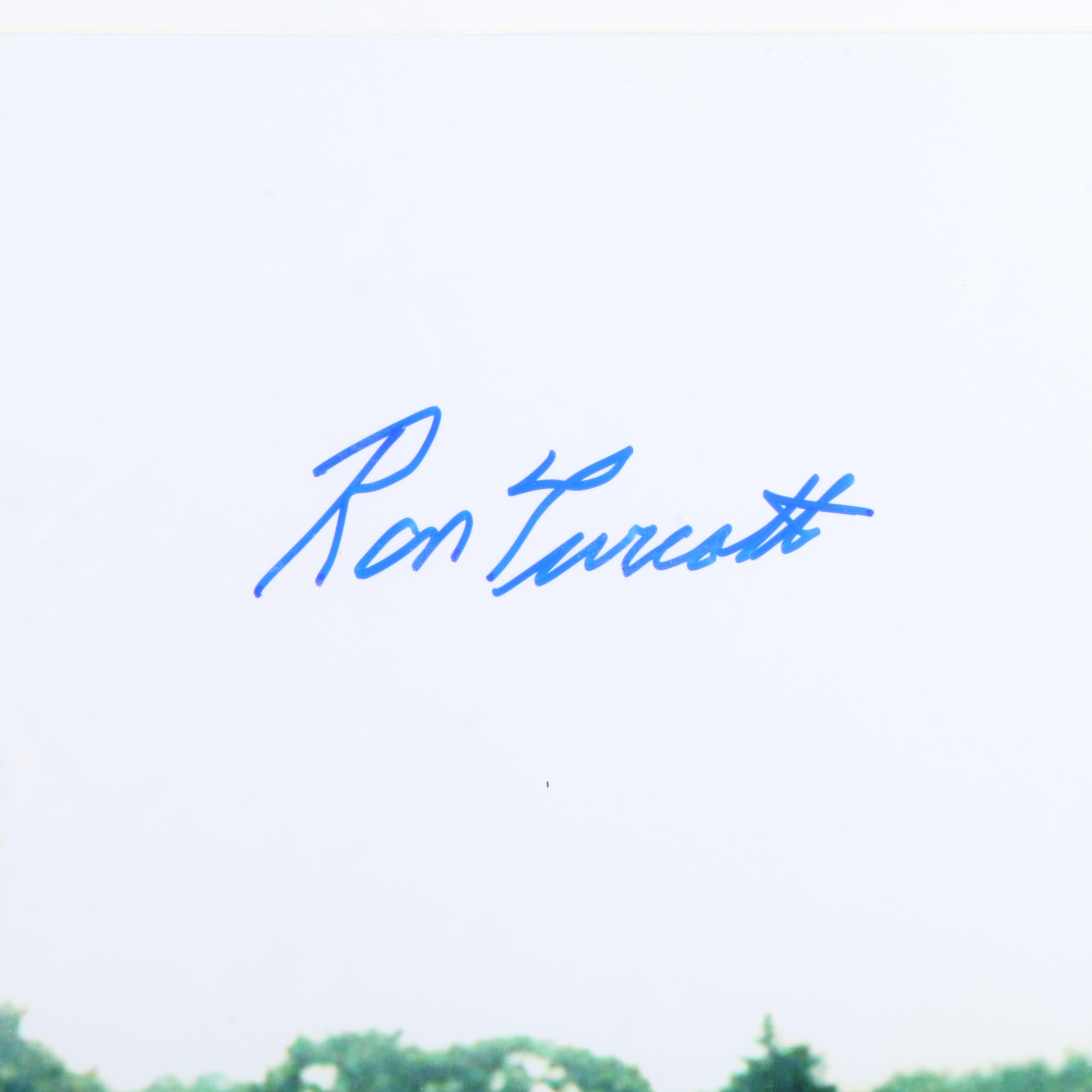 Ron Turcotte Signed Print Featuring Secretariat, JSA