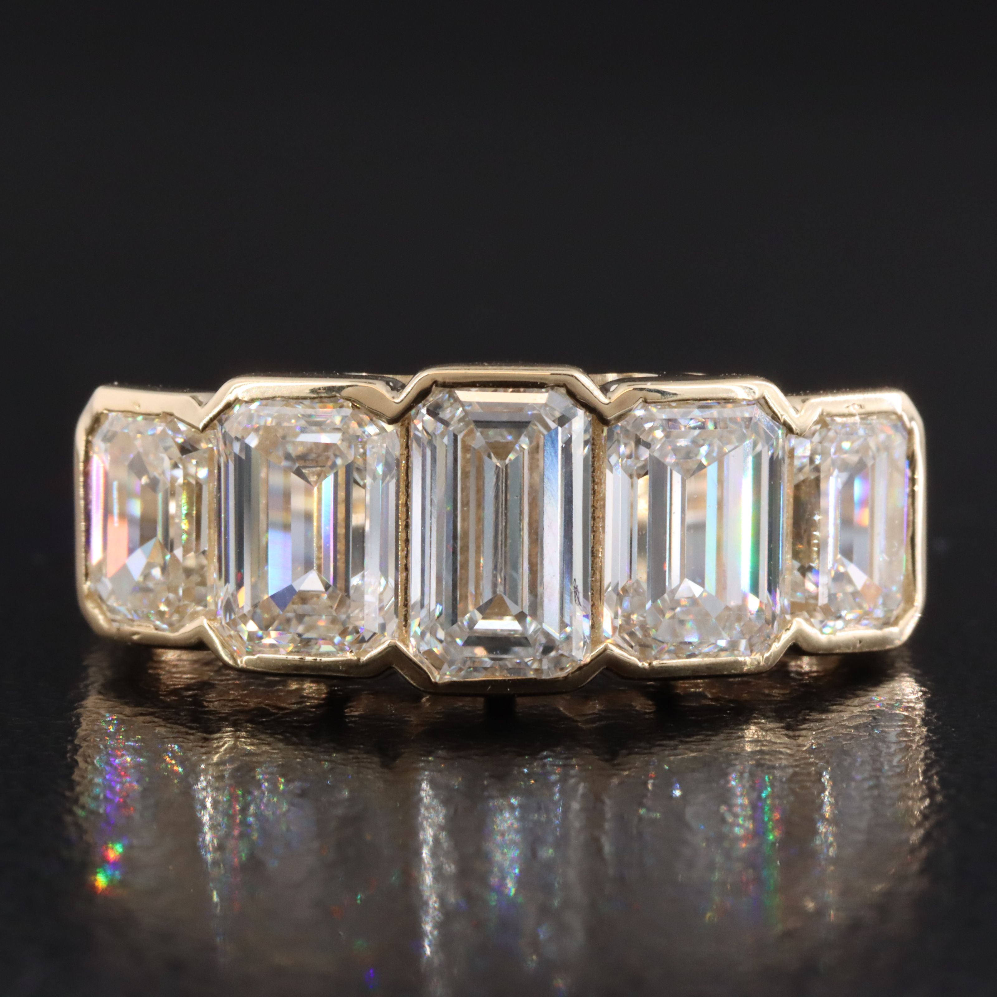 14K 4.55 CTW Lab Grown Diamond Ring