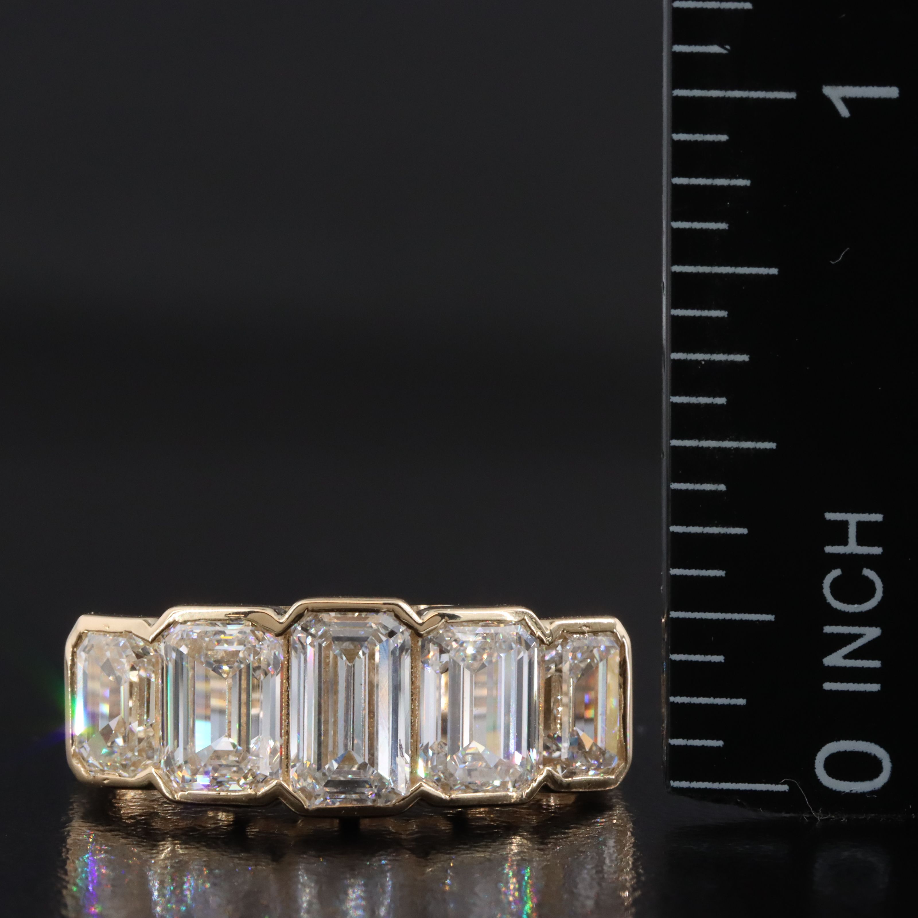 14K 4.55 CTW Lab Grown Diamond Ring