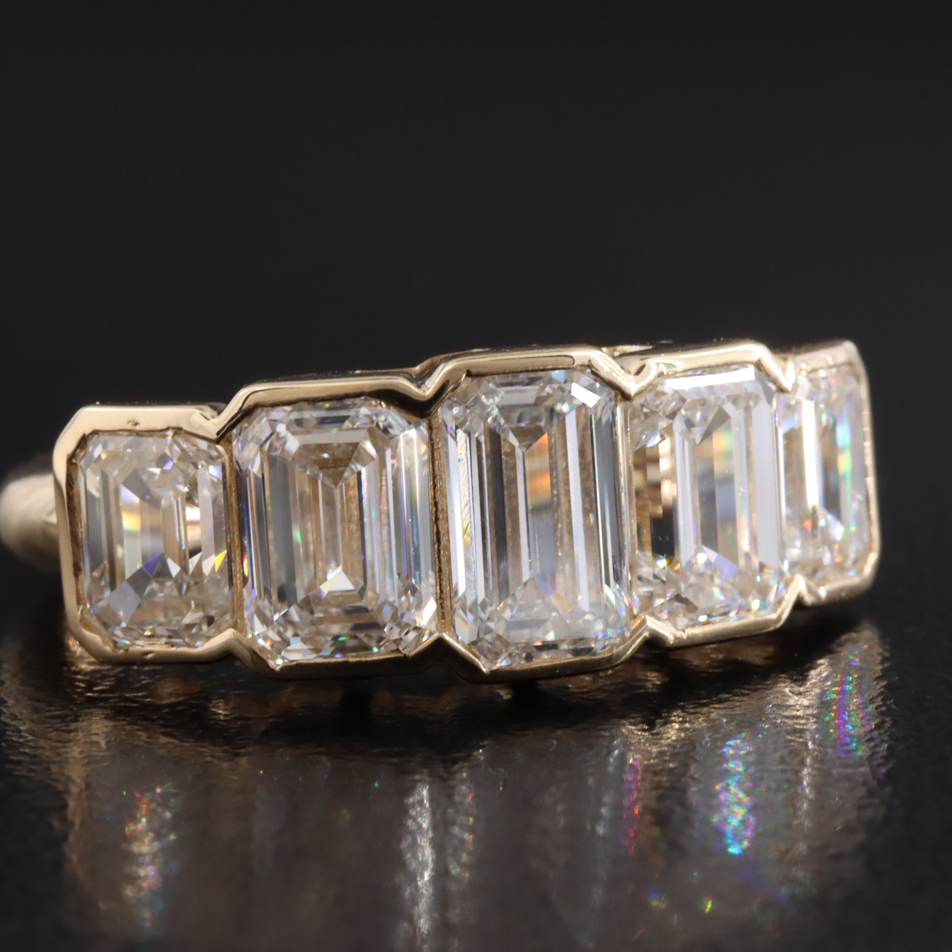 14K 4.55 CTW Lab Grown Diamond Ring