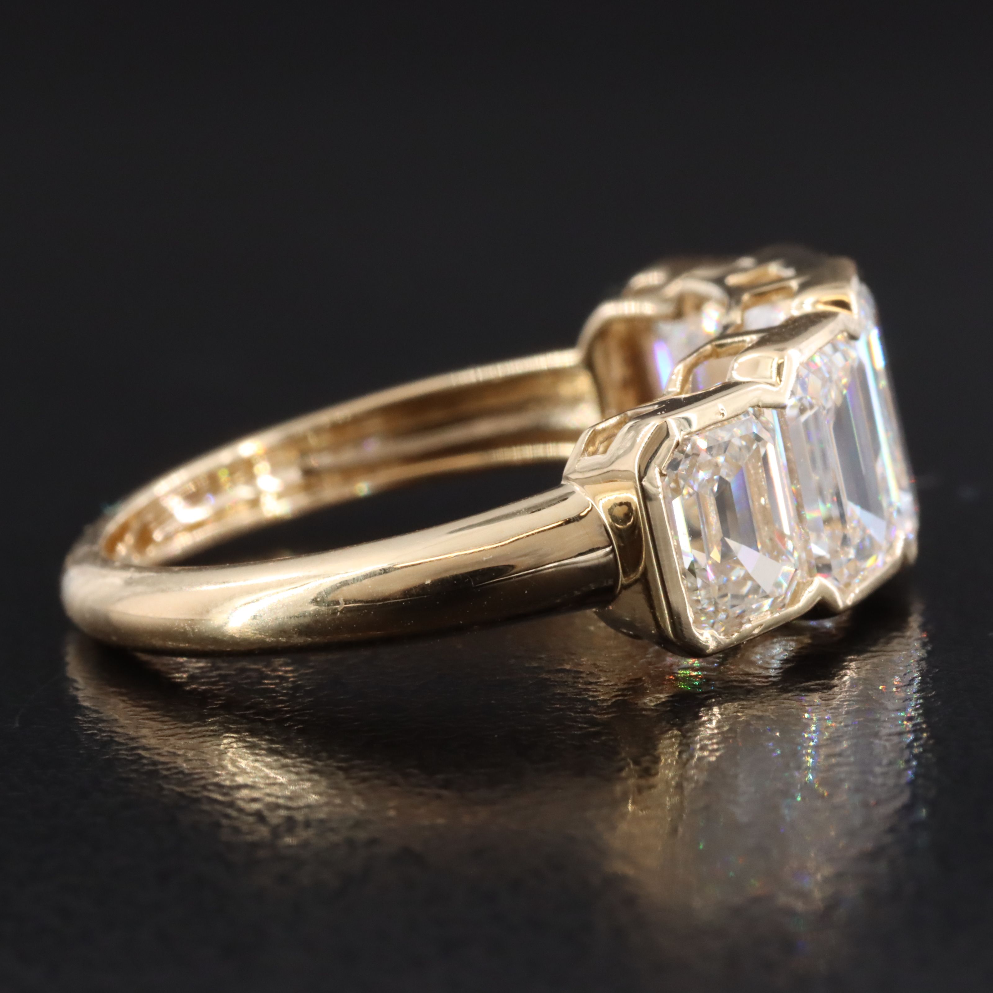 14K 4.55 CTW Lab Grown Diamond Ring