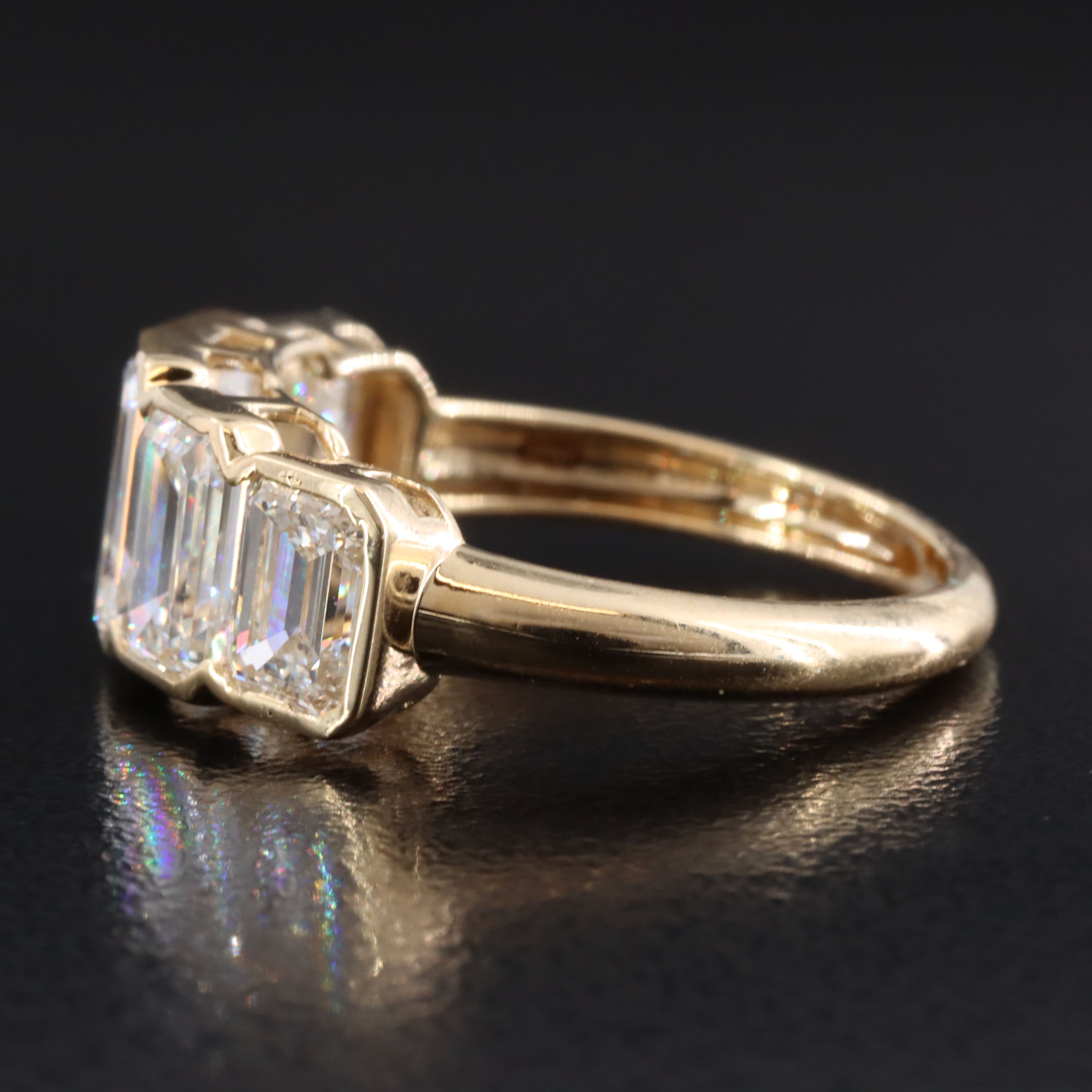 14K 4.55 CTW Lab Grown Diamond Ring