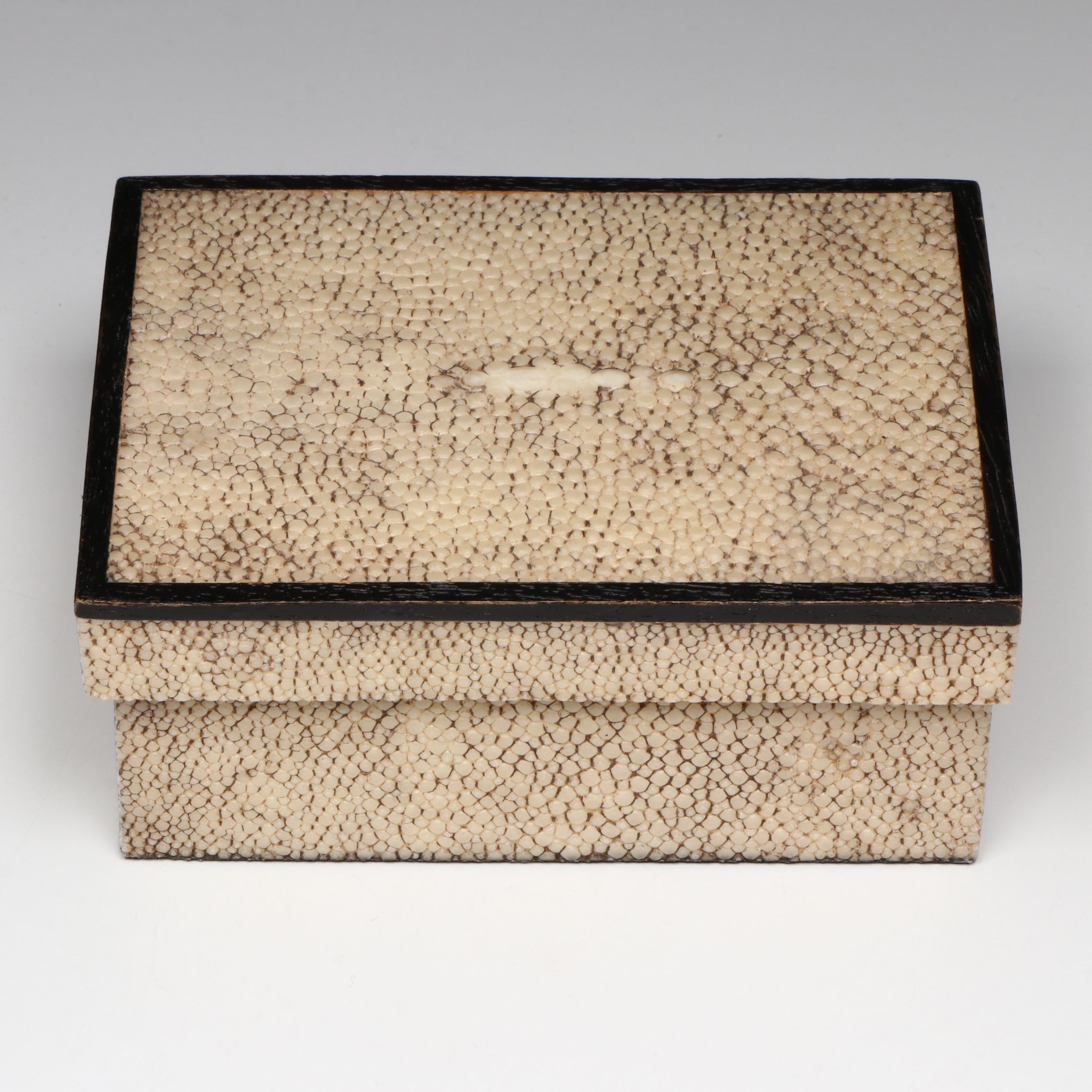 R & Y Augousti French Shagreen Box, Late 20th Century